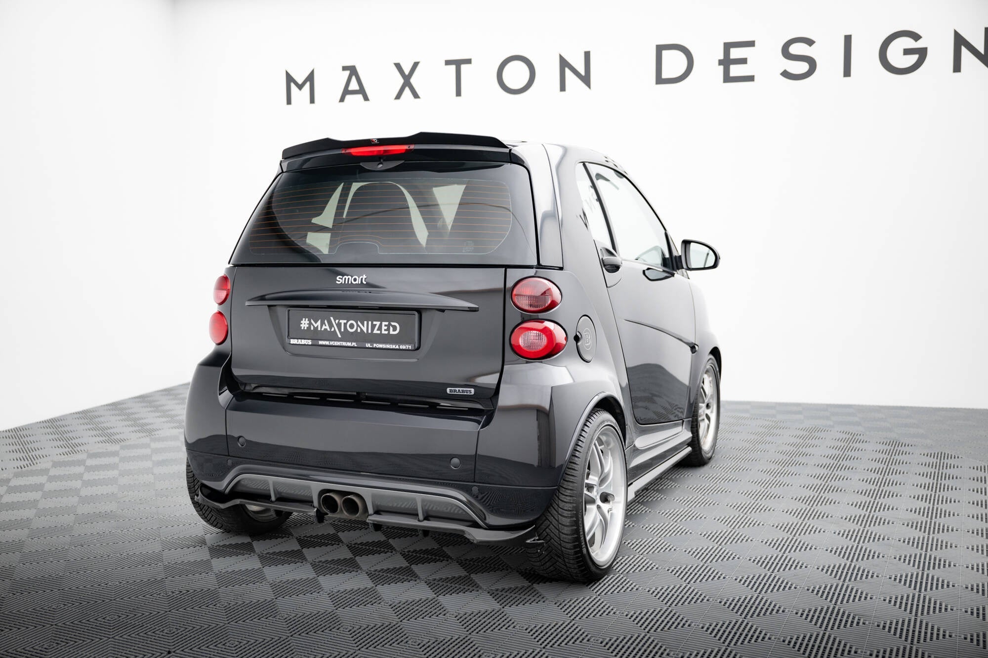 Pachet Exterior Prelungiri Body kit tuning Brabus Smart Fortwo C451 Facelift 2012-2014 v1 - Maxton Design