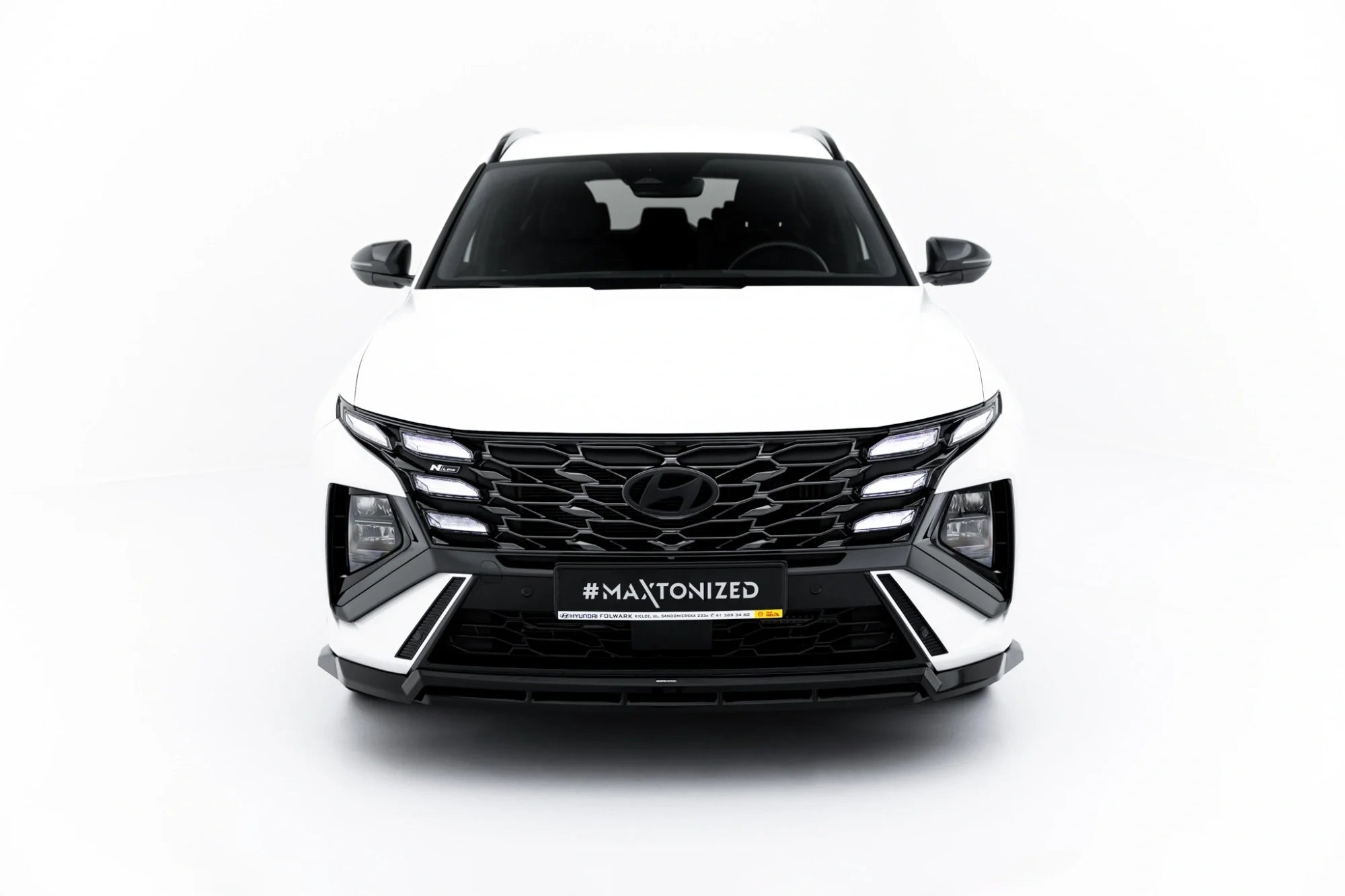 Pachet Set Splitter Exterior Prelungiri Body kit tuning Hyundai Tucson N-Line Mk4 Facelift 2024- v5 - Maxton Design
