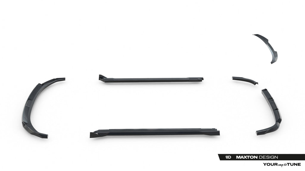 Pachet Set Splitter Exterior Prelungiri Body kit tuning Hyundai Tucson N-Line Mk4 Facelift 2024- v5 - Maxton Design