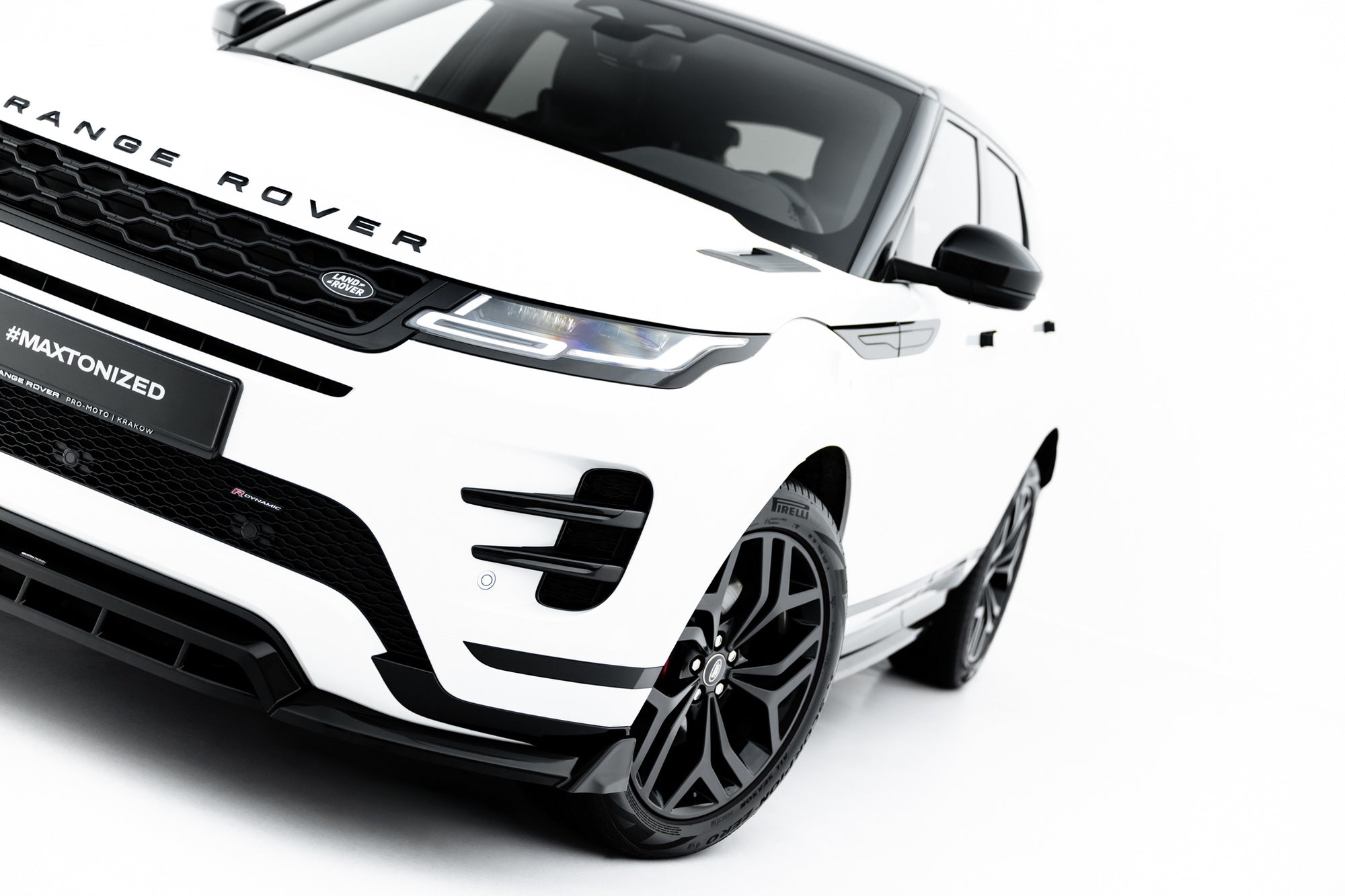 Pachet Set Splitter Exterior Prelungiri Body kit tuning Land Rover Range Rover Evoque Dynamic Mk2 2018-2023 v2 - Maxton Design
