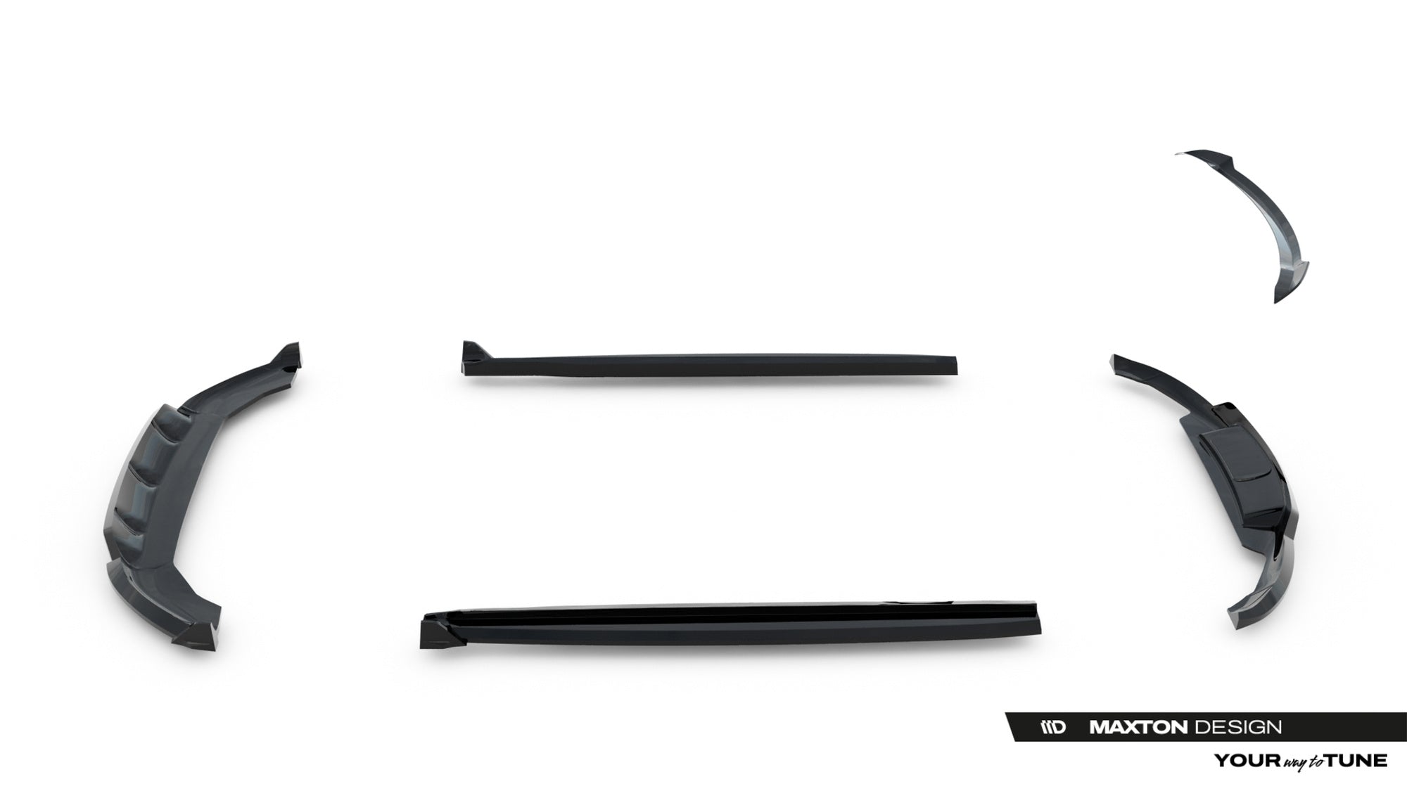 Pachet Set Splitter Exterior Prelungiri Body kit tuning Land Rover Range Rover Evoque Dynamic Mk2 2018-2023 v2 - Maxton Design