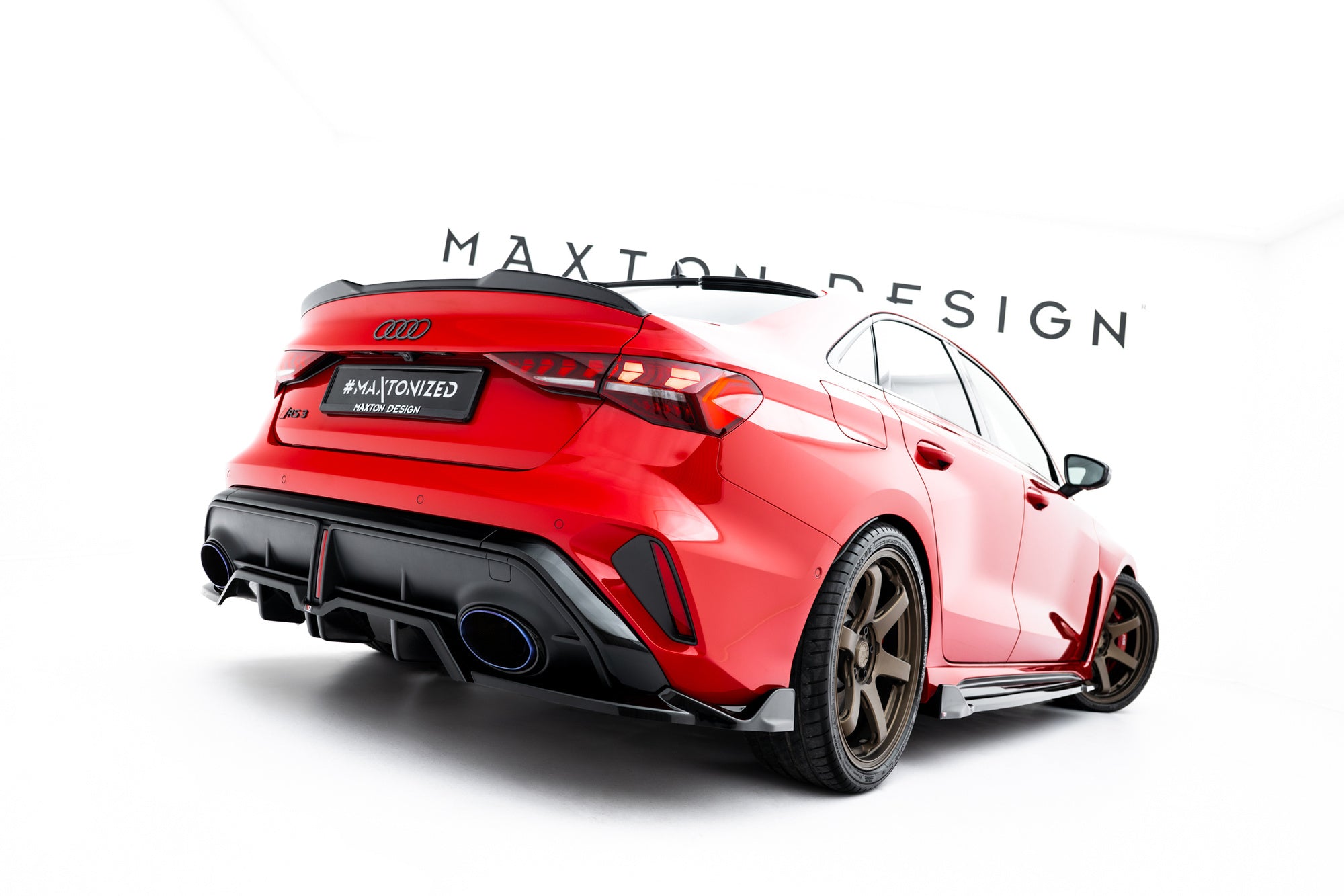 Pachet Exterior Prelungiri Body kit tuning Audi RS3 Sedan 8Y Facelift 2024- v19 - Maxton Design