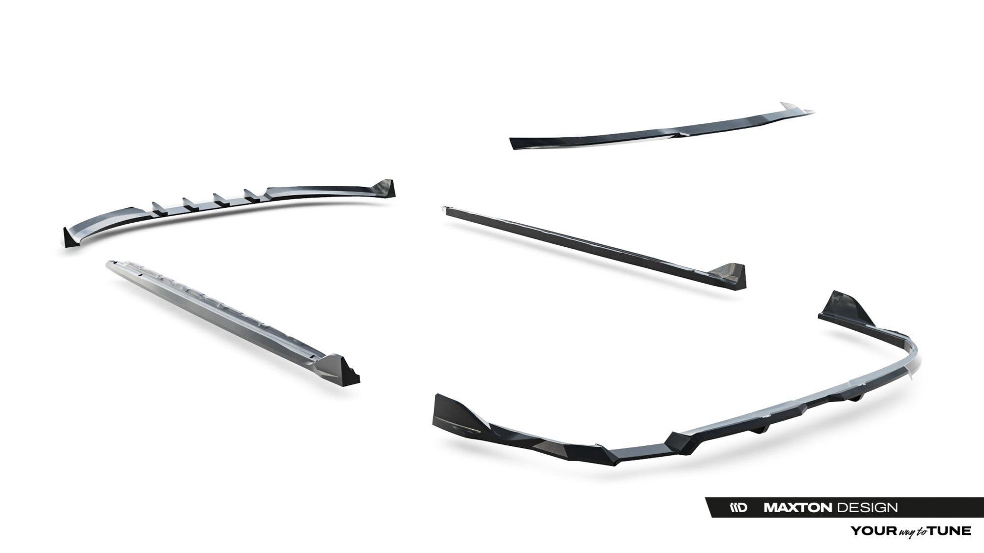 Pachet Set Splitter Exterior Prelungiri Body kit tuning Audi A6 S-Line Avant C9 2023- v2 - Maxton Design