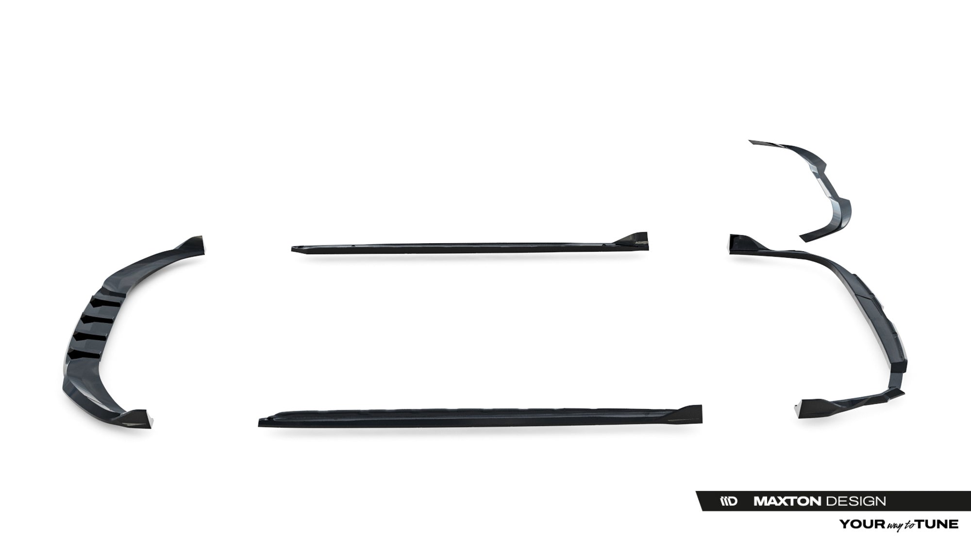 Pachet Set Splitter Exterior Prelungiri Body kit tuning Audi A6 S-Line Avant C9 2023- v2 - Maxton Design