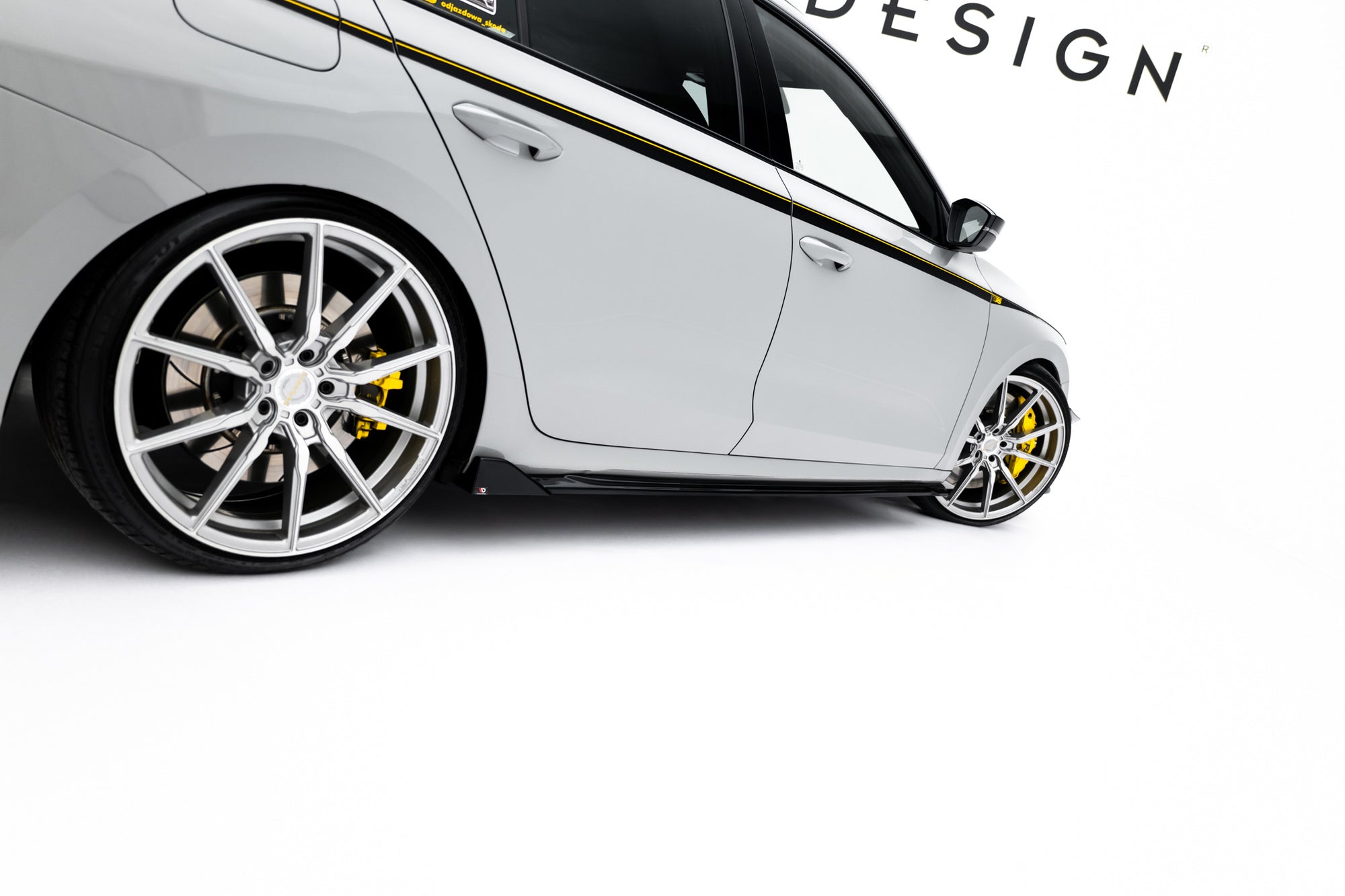 Pachet Set Splitter Exterior Prelungiri Body kit tuning Skoda Octavia RS Combi Mk4 2020-2024 v7 - Maxton Design