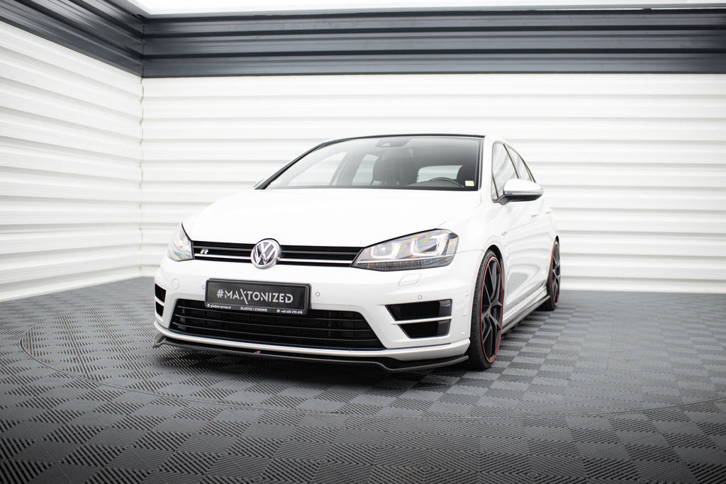 Pachet Set Splitter Exterior Prelungiri Body kit tuning Volkswagen Golf 7 R 2012-2017 v7 - Maxton Design