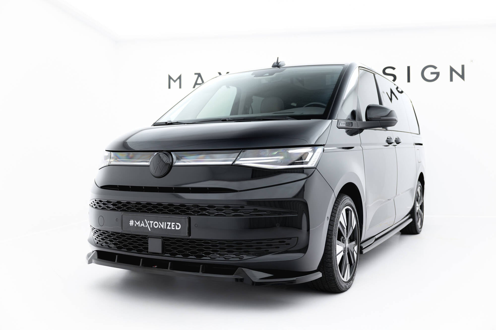 Pachet Set Splitter Exterior Prelungiri Body kit tuning Volkswagen Multivan Long T7 2021- v3 - Maxton Design