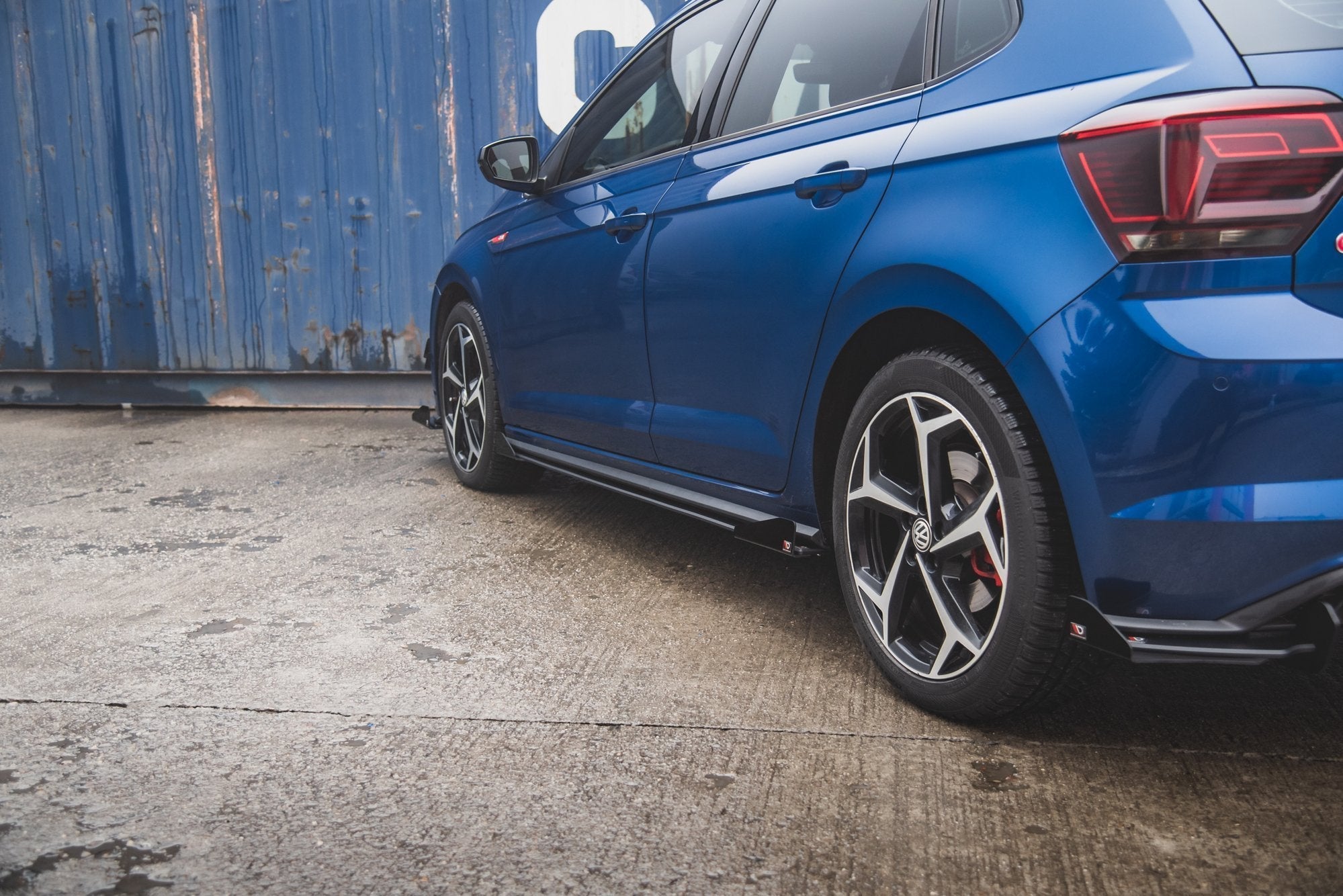 Flapsuri praguri Volkswagen Polo GTI Mk6 2017- v7 - Maxton Design