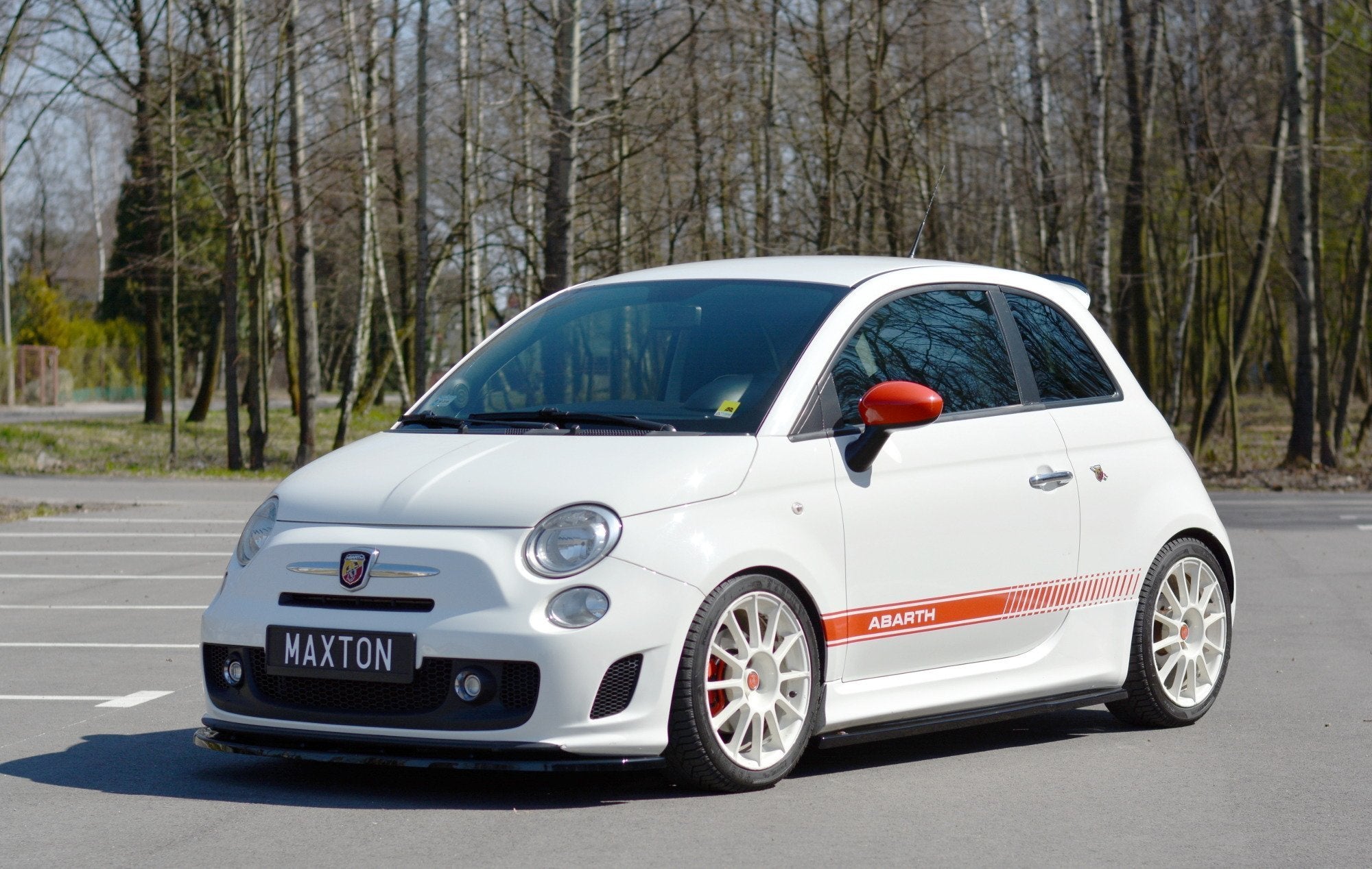 Praguri Abarth 500 Mk1 2008-2016 v2 - Maxton Design
