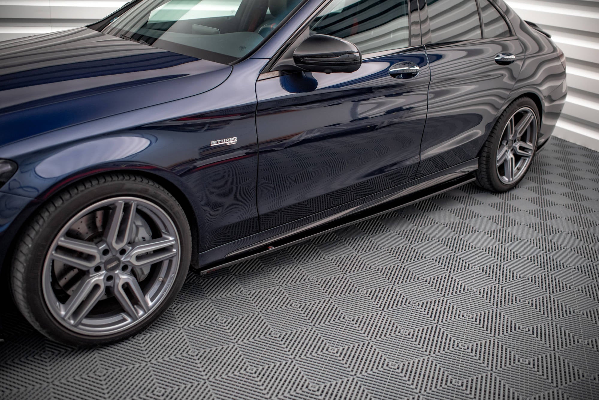 Praguri Mercedes C Class W205 C43 AMG 2014-2018 v3 - Maxton Design