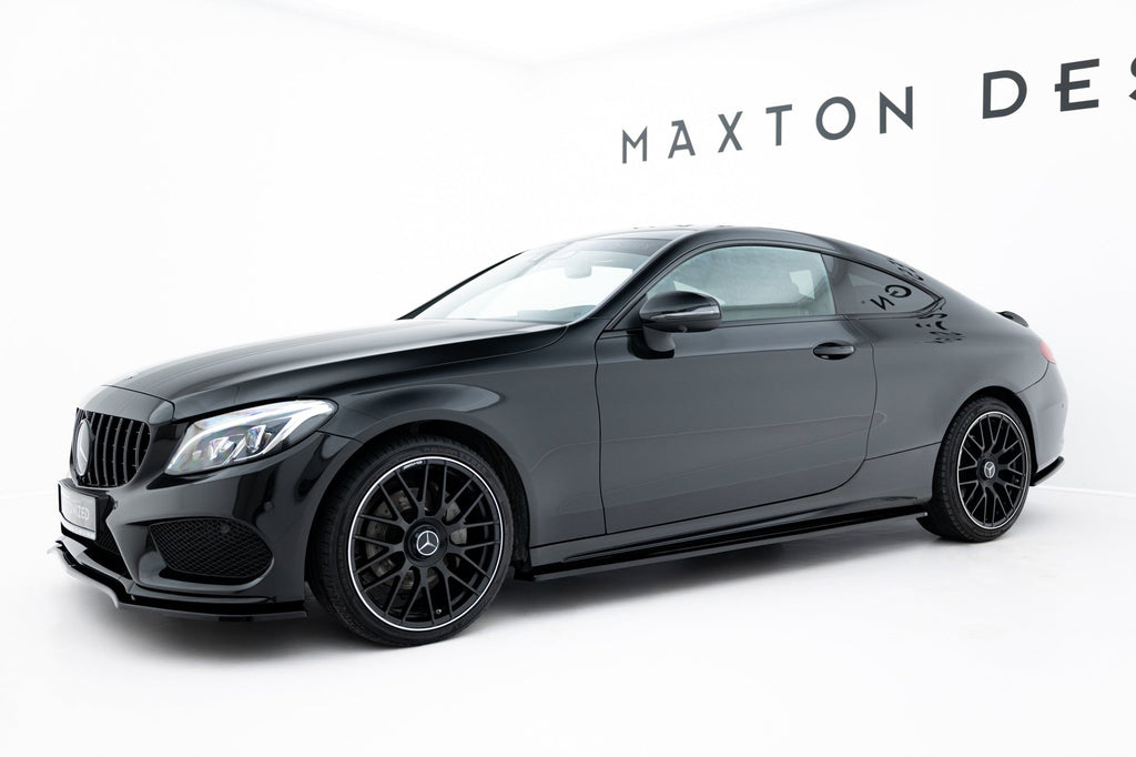 Praguri Mercedes C Class W205 Coupe Amg-Line 2015-2018 v4 - Maxton Design