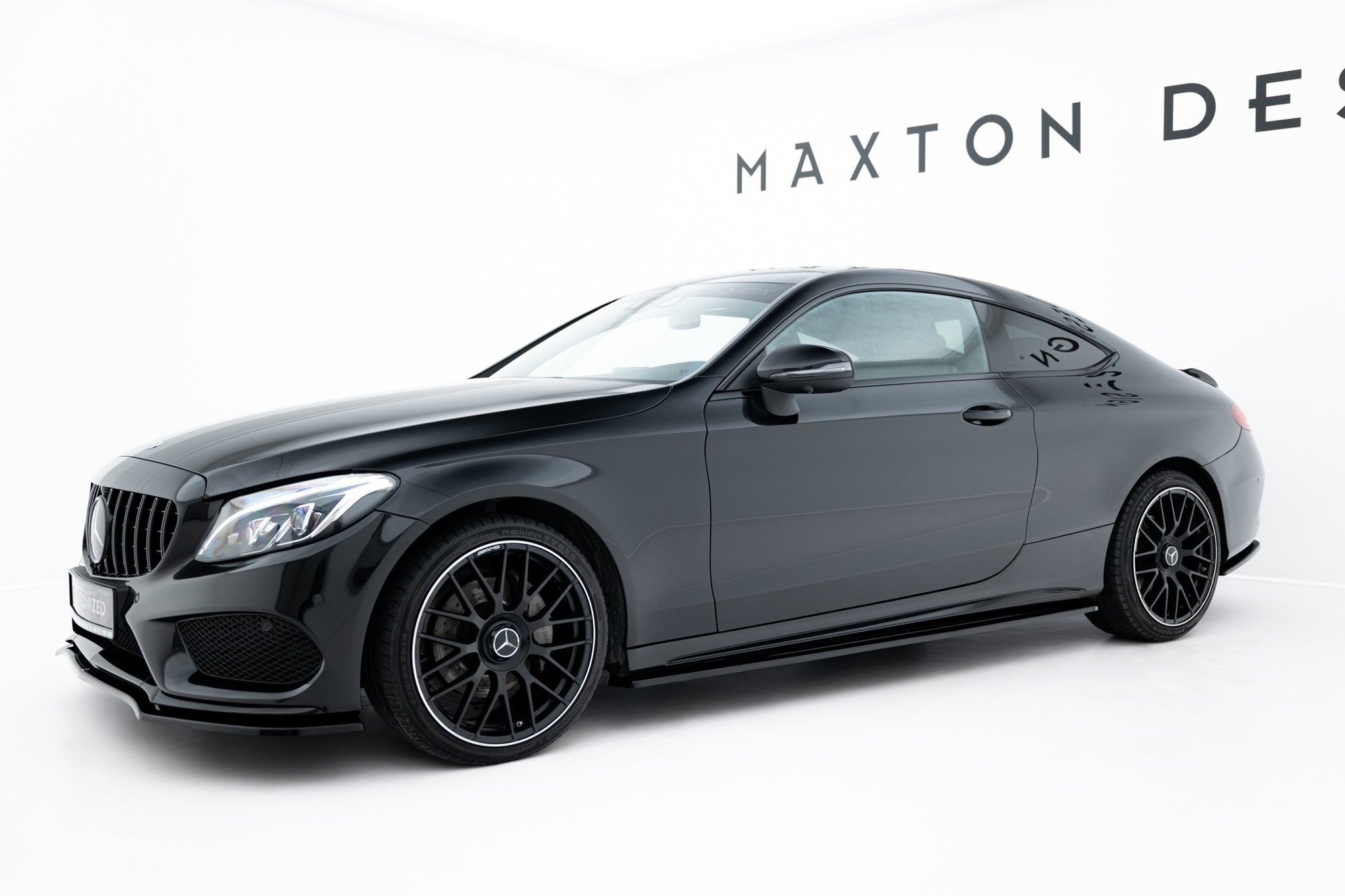 Praguri Mercedes C Class W205 Coupe Amg-Line 2015-2018 v4 - Maxton Design