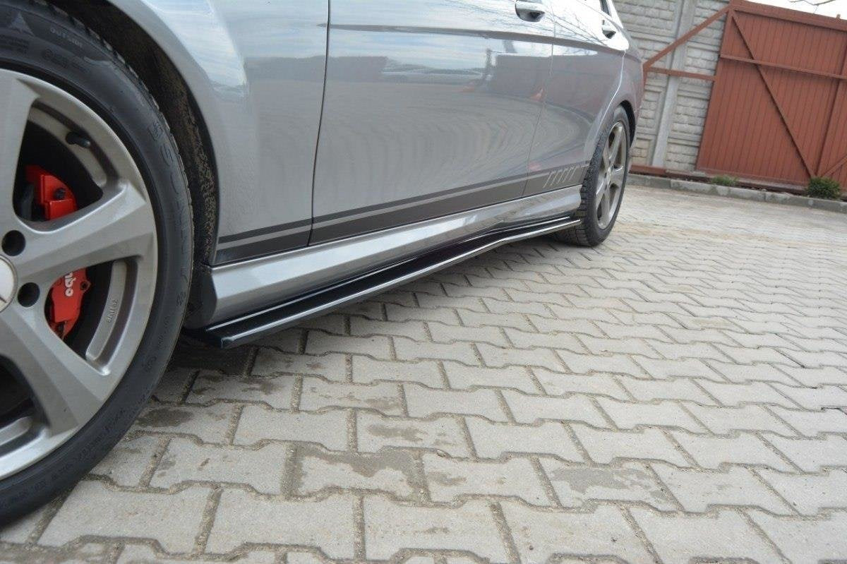Praguri Mercedes C Class W204 Amg-Line 2007-2010 v2 - Maxton Design