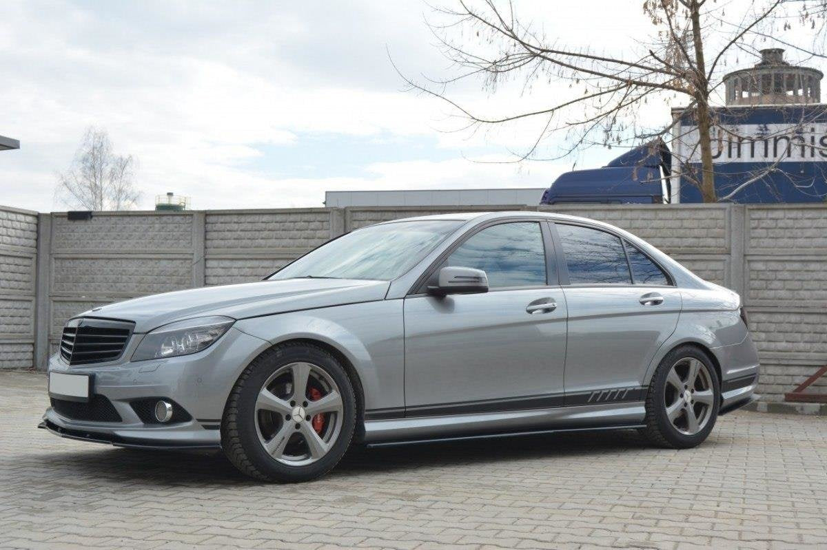 Praguri Mercedes C Class W204 Amg-Line 2007-2010 v2 - Maxton Design