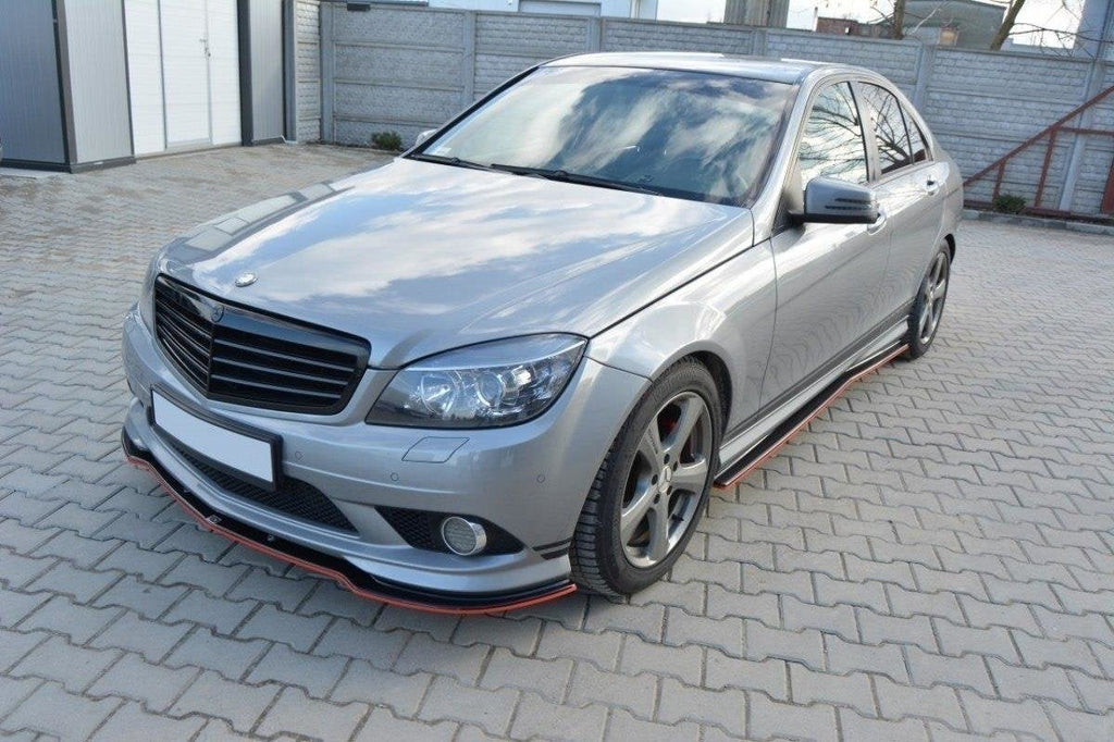 Praguri Mercedes C Class W204 Amg-Line 2007-2010 v2 - Maxton Design