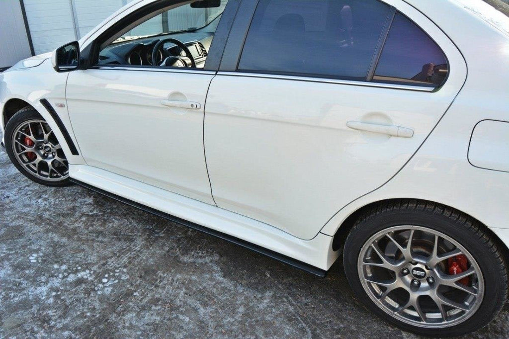 Praguri Mitsubishi Lancer EVO X 2007-2015 v2 - Maxton Design
