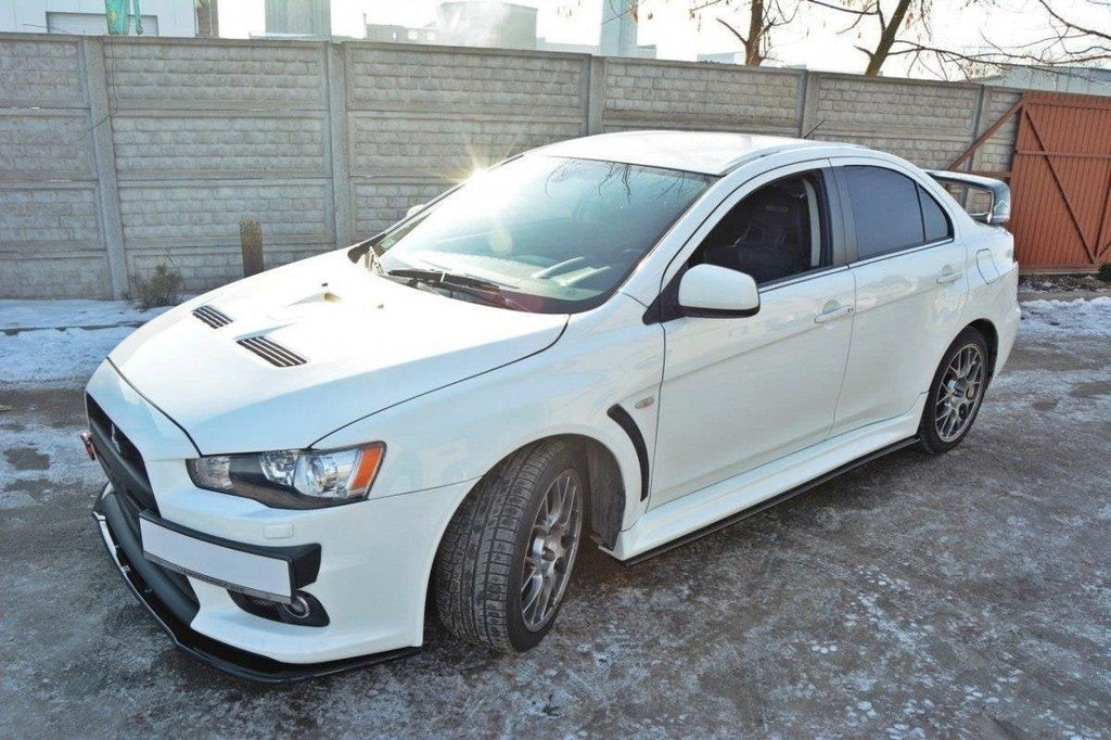 Praguri Mitsubishi Lancer EVO X 2007-2015 v2 - Maxton Design