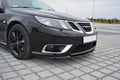 Prelungire splitter bara fata Saab 9-3 Aero Mk2 Facelift 2007-2012 v3 - Maxton Design