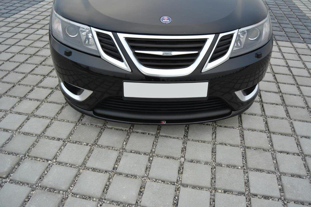 Prelungire splitter bara fata Saab 9-3 Aero Mk2 Facelift 2007-2012 v3 - Maxton Design