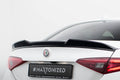 Eleron spoiler cap Alfa Romeo Giulia Quadrifoglio 2016- v1 - Maxton Design