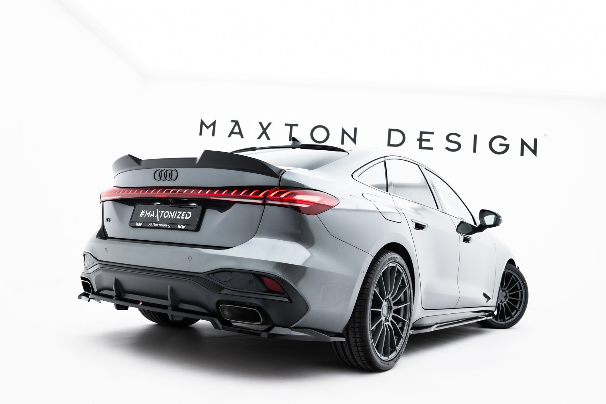 Eleron spoiler cap Audi A5 S-Line S5 Sedan B10 2024- v2 - Maxton Design