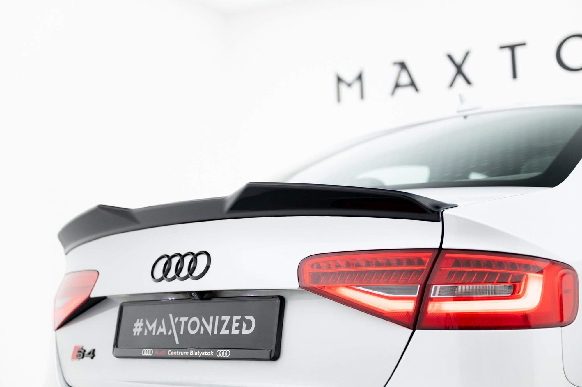 Eleron spoiler cap Audi S4 Sedan B8 Facelift 2012-2015 v12 - Maxton Design