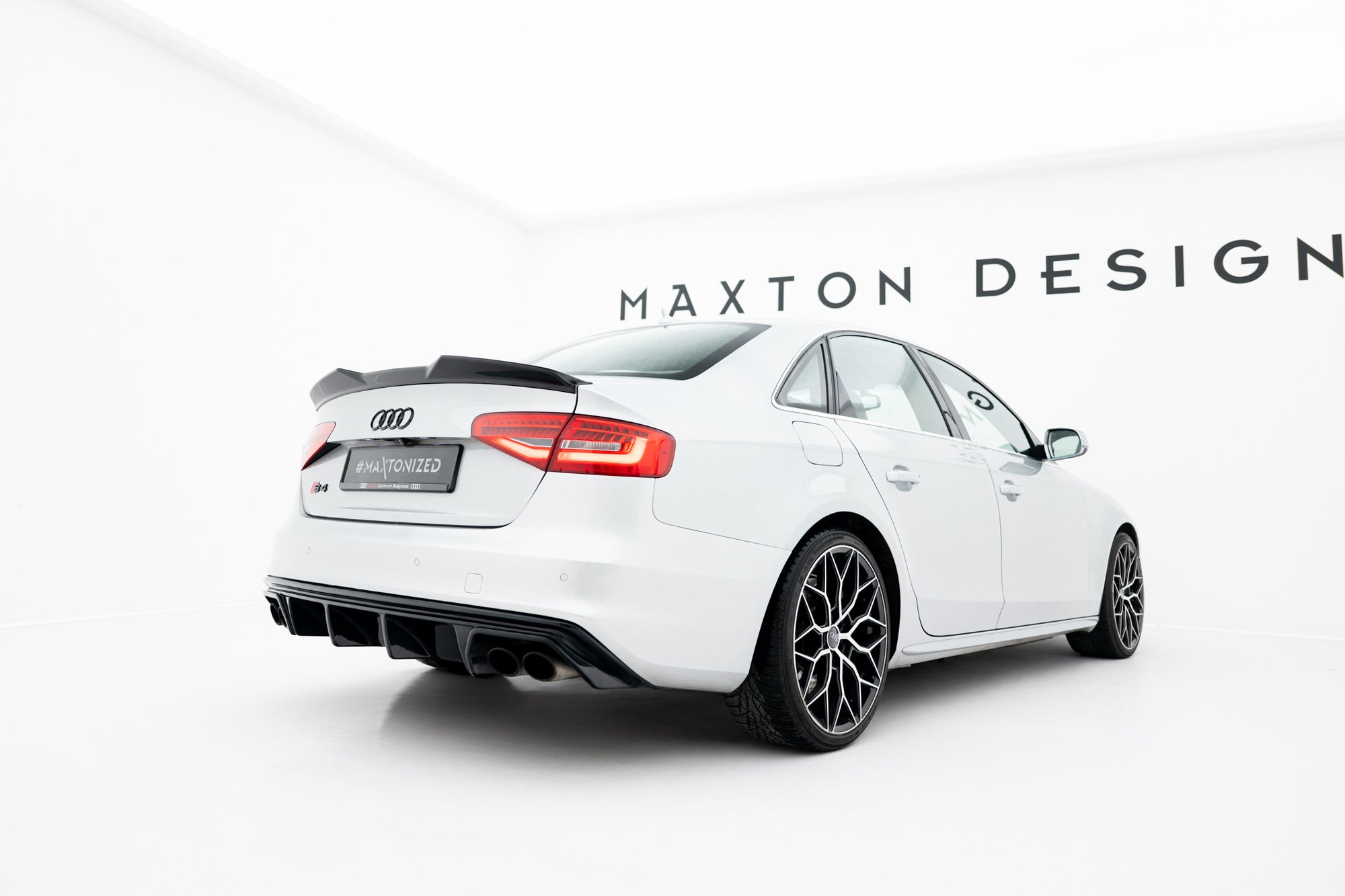 Eleron spoiler cap Audi S4 Sedan B8 Facelift 2012-2015 v12 - Maxton Design