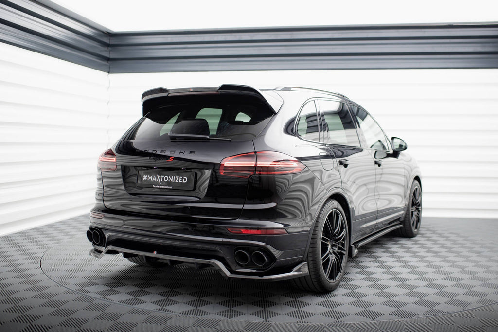 Eleron spoiler cap Porsche Cayenne Mk2 Facelift 2014-2018 v2 - Maxton Design