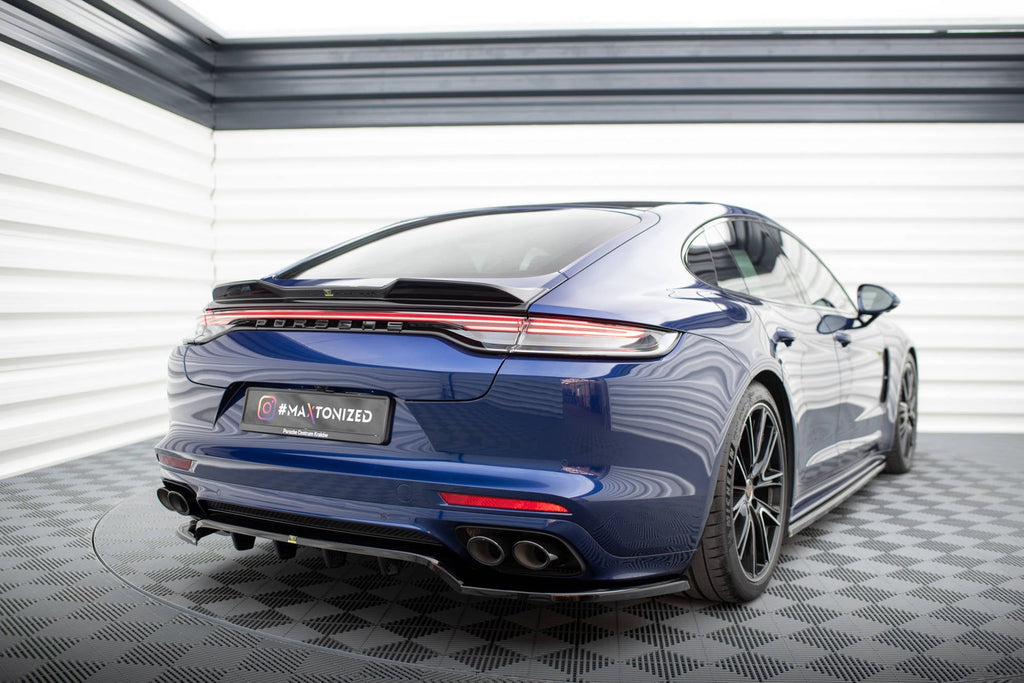 Eleron spoiler cap Porsche Panamera E-Hybrid 971 Facelift 2020- v2 - Maxton Design