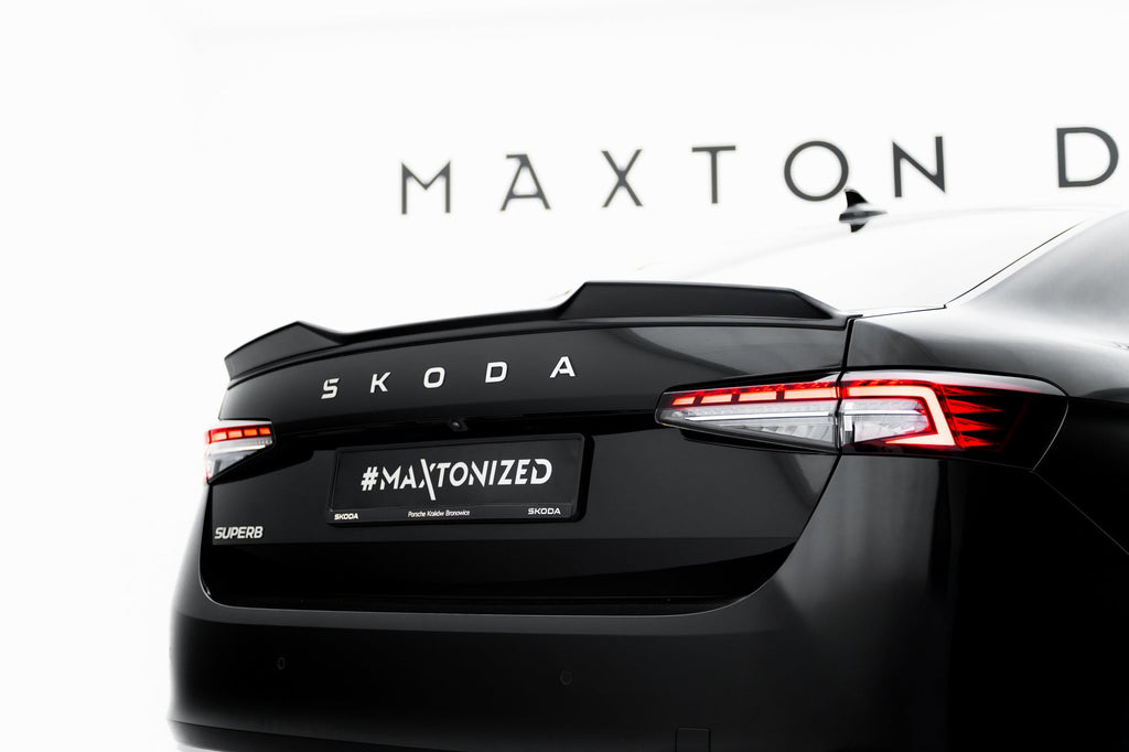 Eleron spoiler cap Skoda Superb Sedan Mk4 2024- v1 - Maxton Design