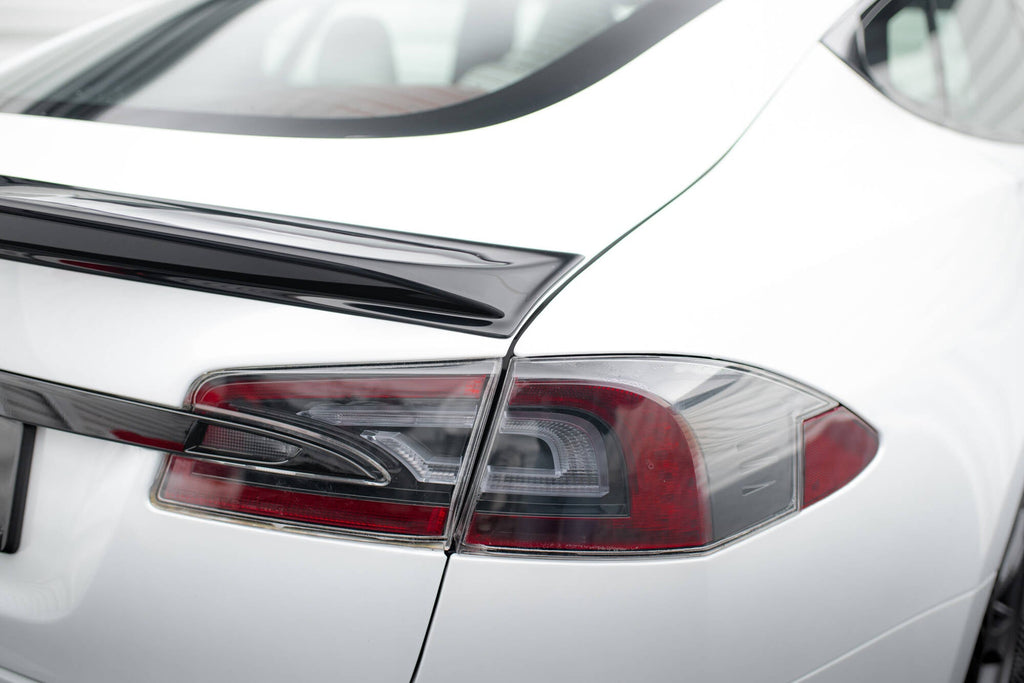 Eleron spoiler cap Tesla Model S Plaid Mk1 Facelift 2021- v1 - Maxton Design