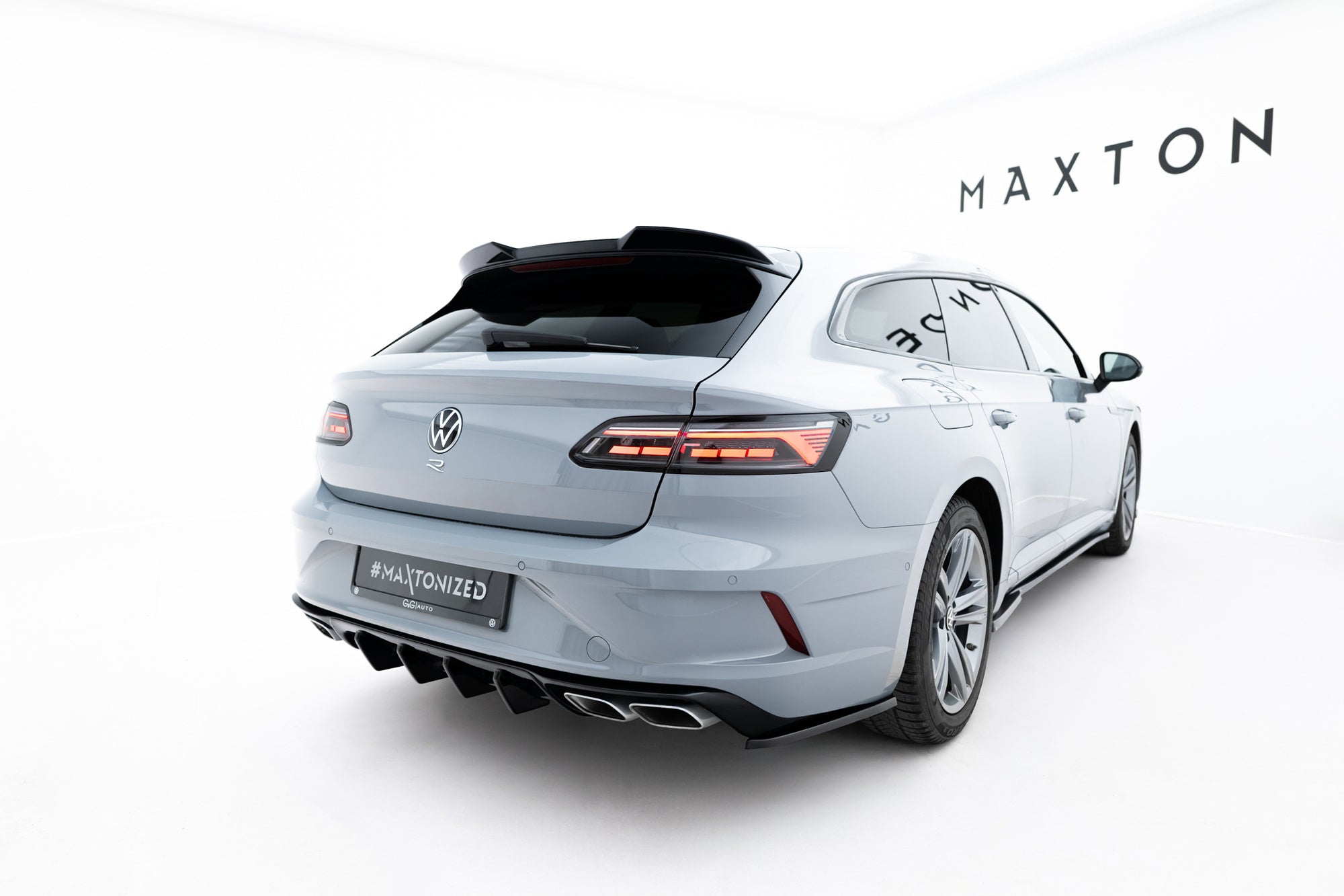 Eleron spoiler cap Volkswagen Arteon Shooting Brake R-Line Mk1 Facelift 2020- v2 - Maxton Design