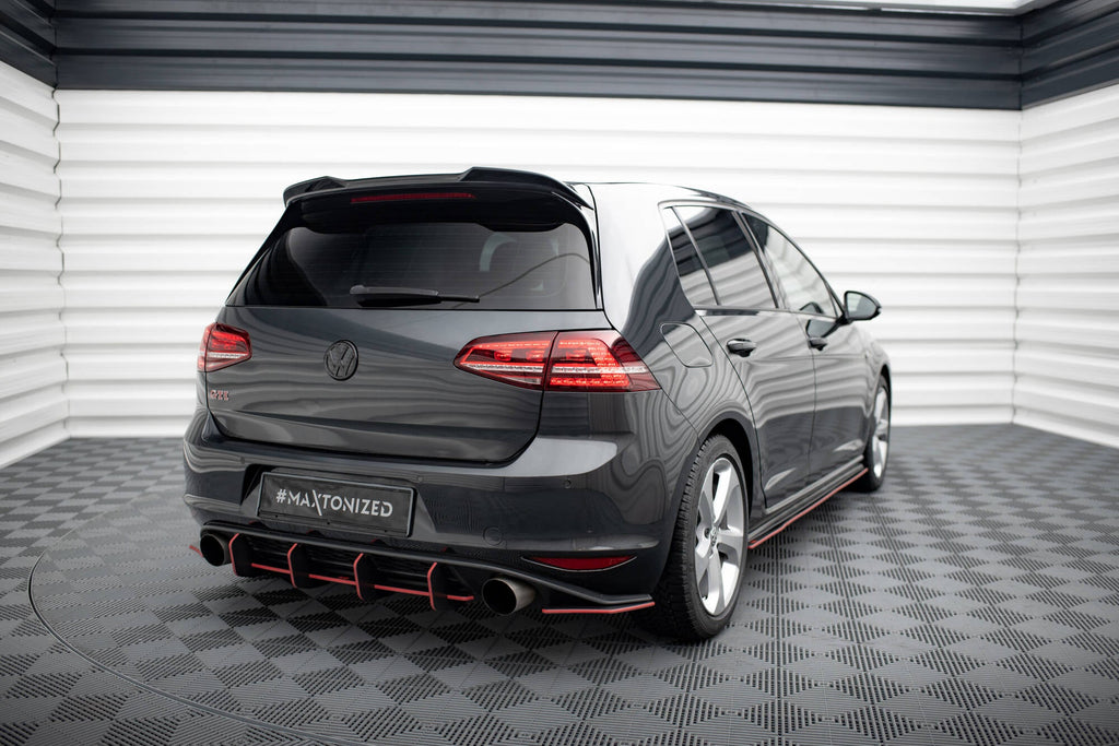 Eleron spoiler cap Volkswagen Golf R R-Line GTI Mk7 2013-2019 v8 - Maxton Design