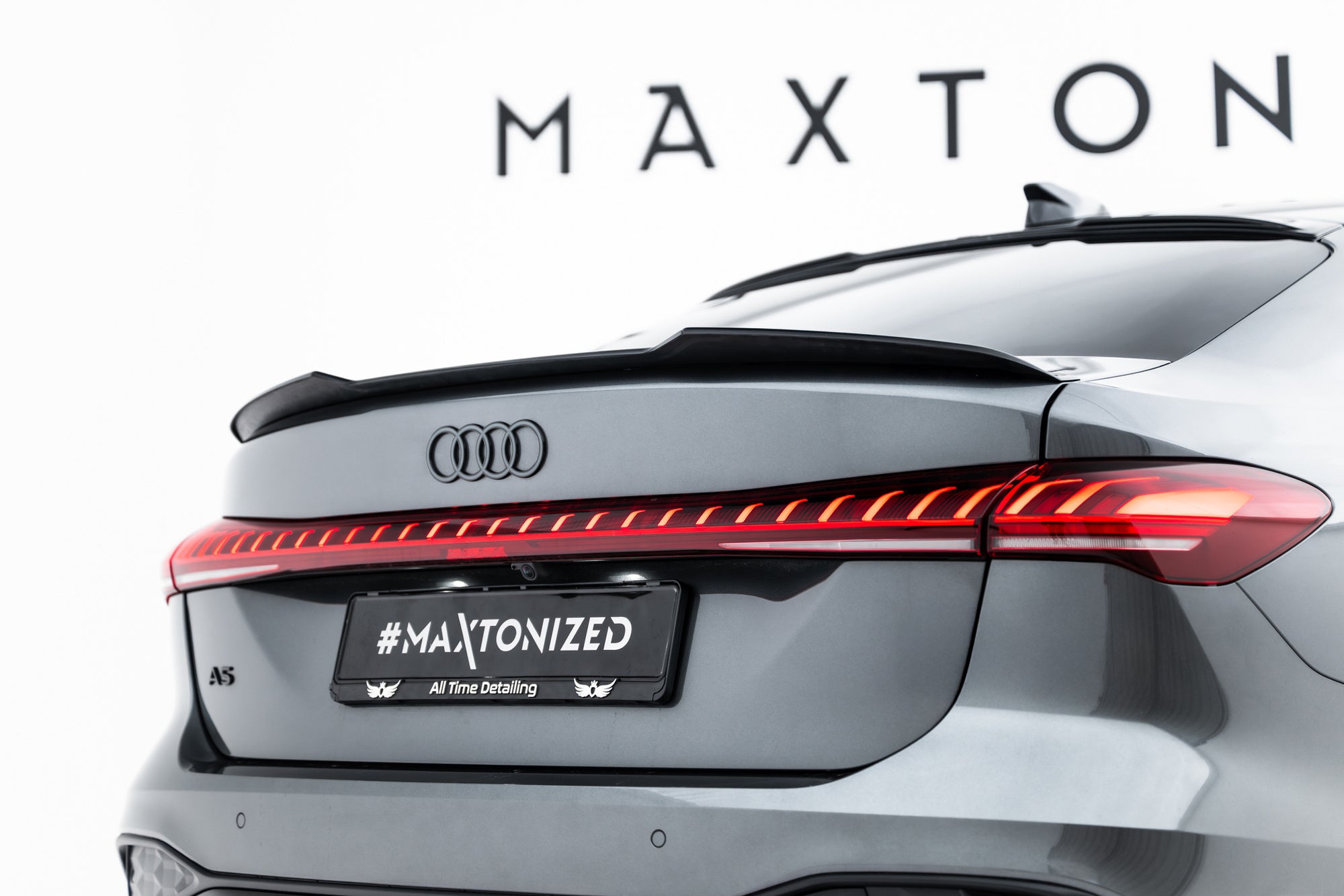 Eleron spoiler cap Audi A5 S-Line S5 Sedan B10 2024- v1 - Maxton Design