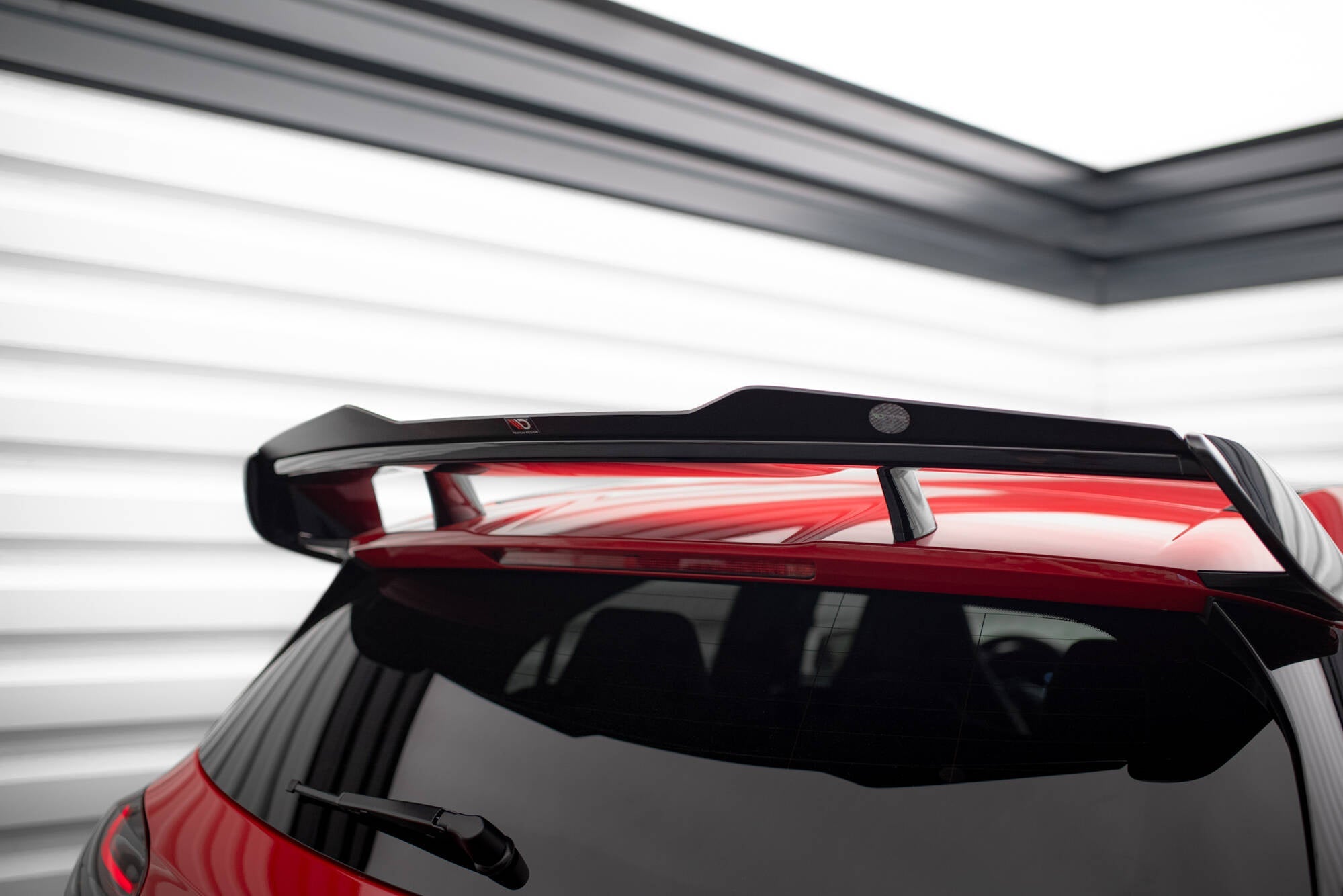 Eleron spoiler cap Mercedes A Class W176 AMG Facelift 2015-2018 v2 - Maxton Design