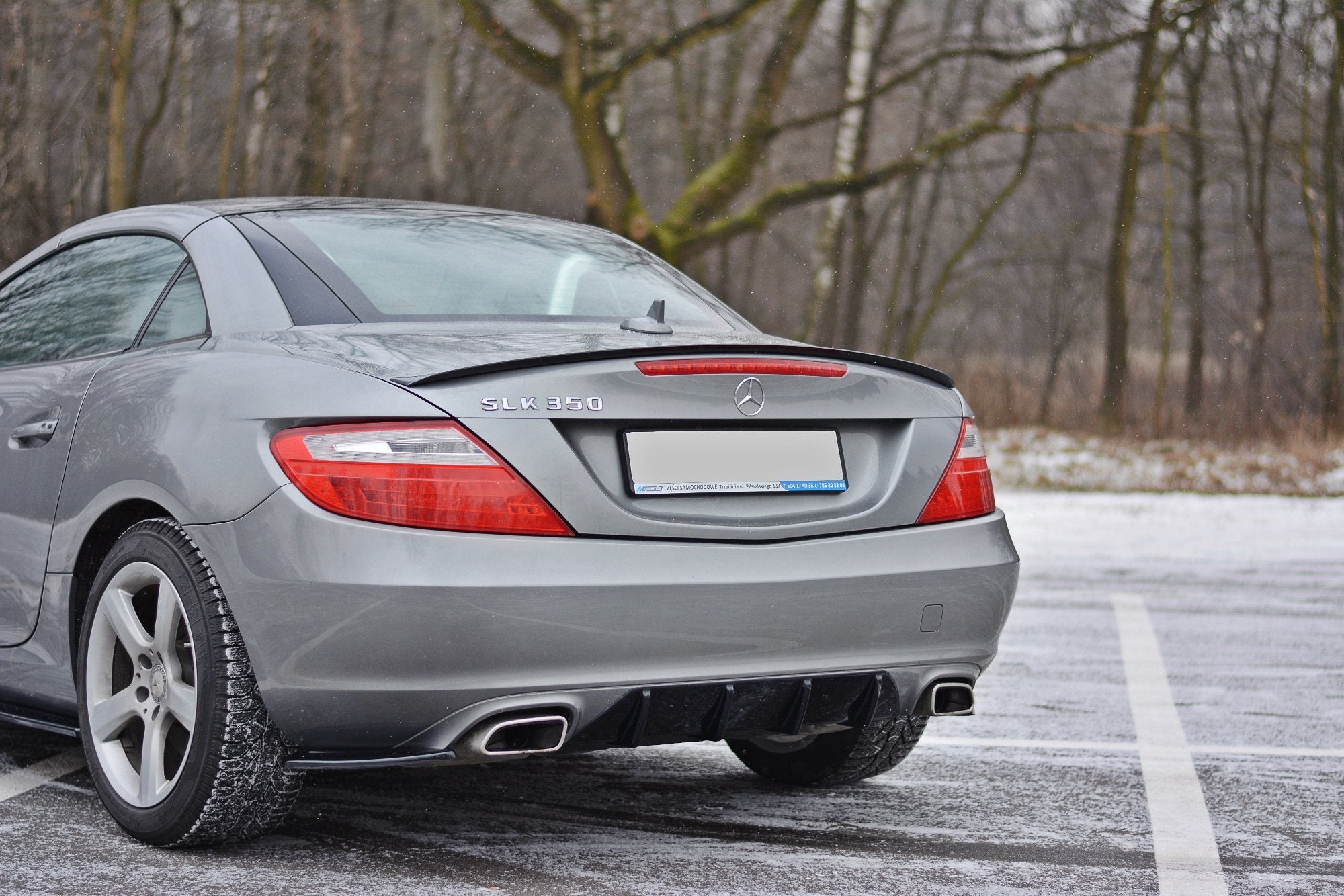Eleron portbagaj spoiler cap Mercedes SLK R172 2011-2015 v1 - Maxton Design