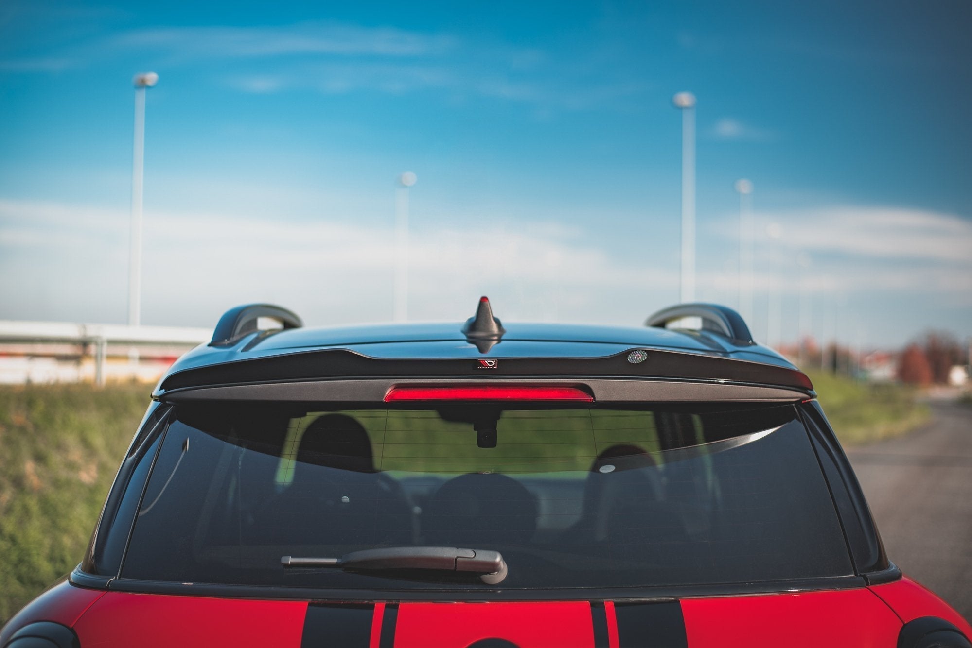Eleron spoiler cap Mini Countryman Mk2 F60 JCW 2020- v1 - Maxton Design