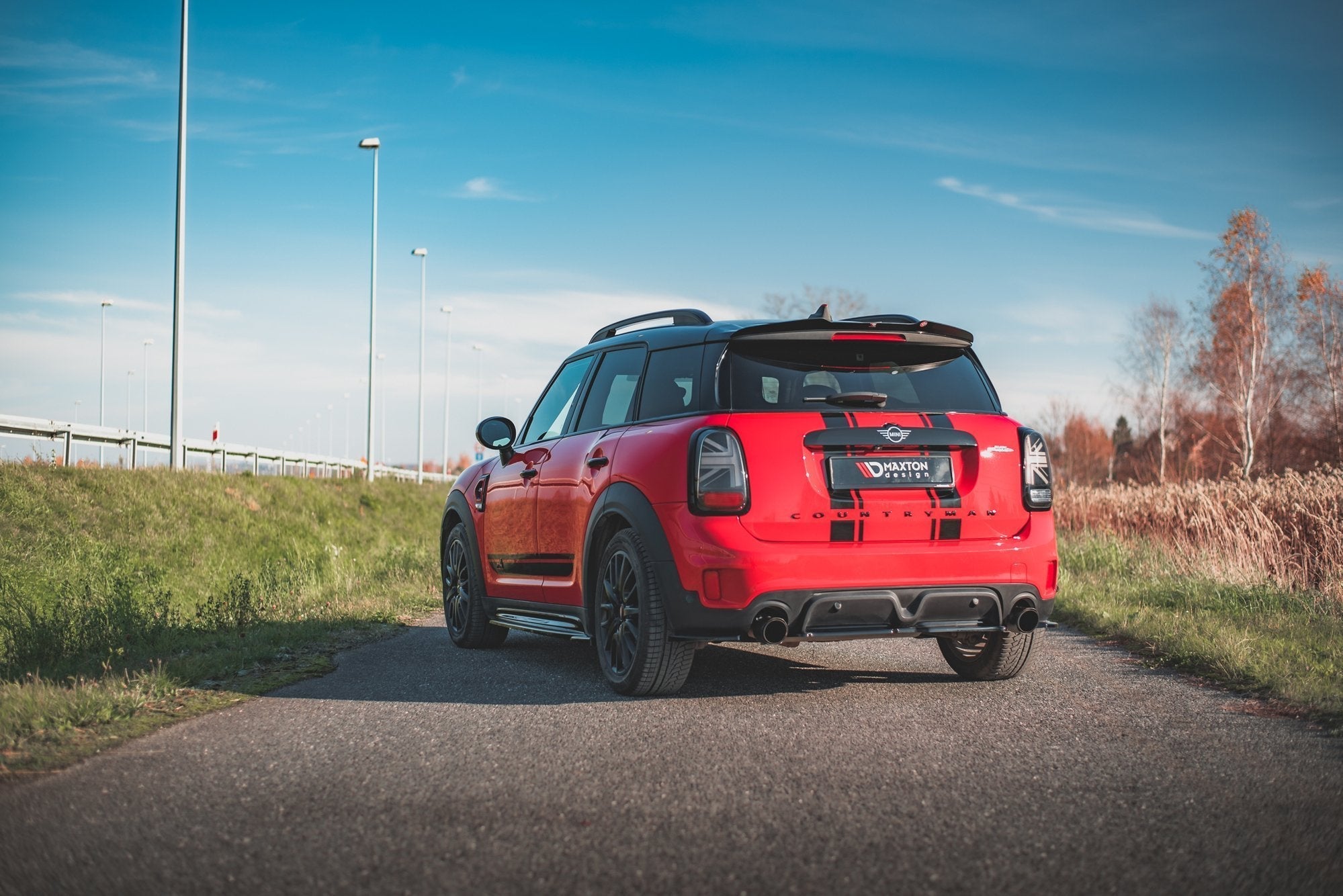Eleron spoiler cap Mini Countryman Mk2 F60 JCW 2020- v1 - Maxton Design