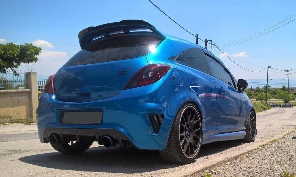Eleron spoiler cap Opel Corsa D Mk4 OPC VXR 2006-2014 v1 - Maxton Design