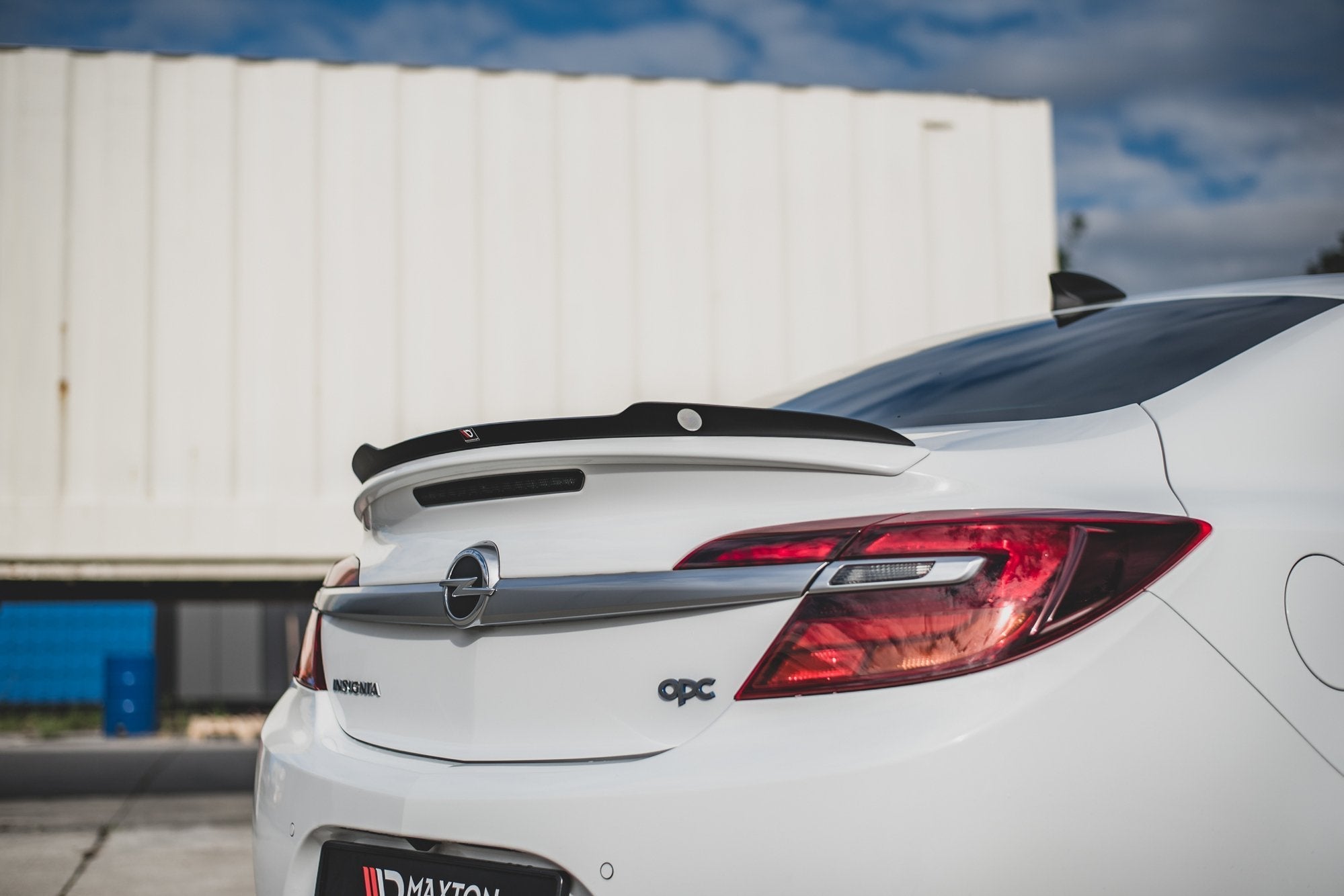 Eleron spoiler cap Opel Insignia Mk1 OPC Facelift 2013-2017 v2 - Maxton Design