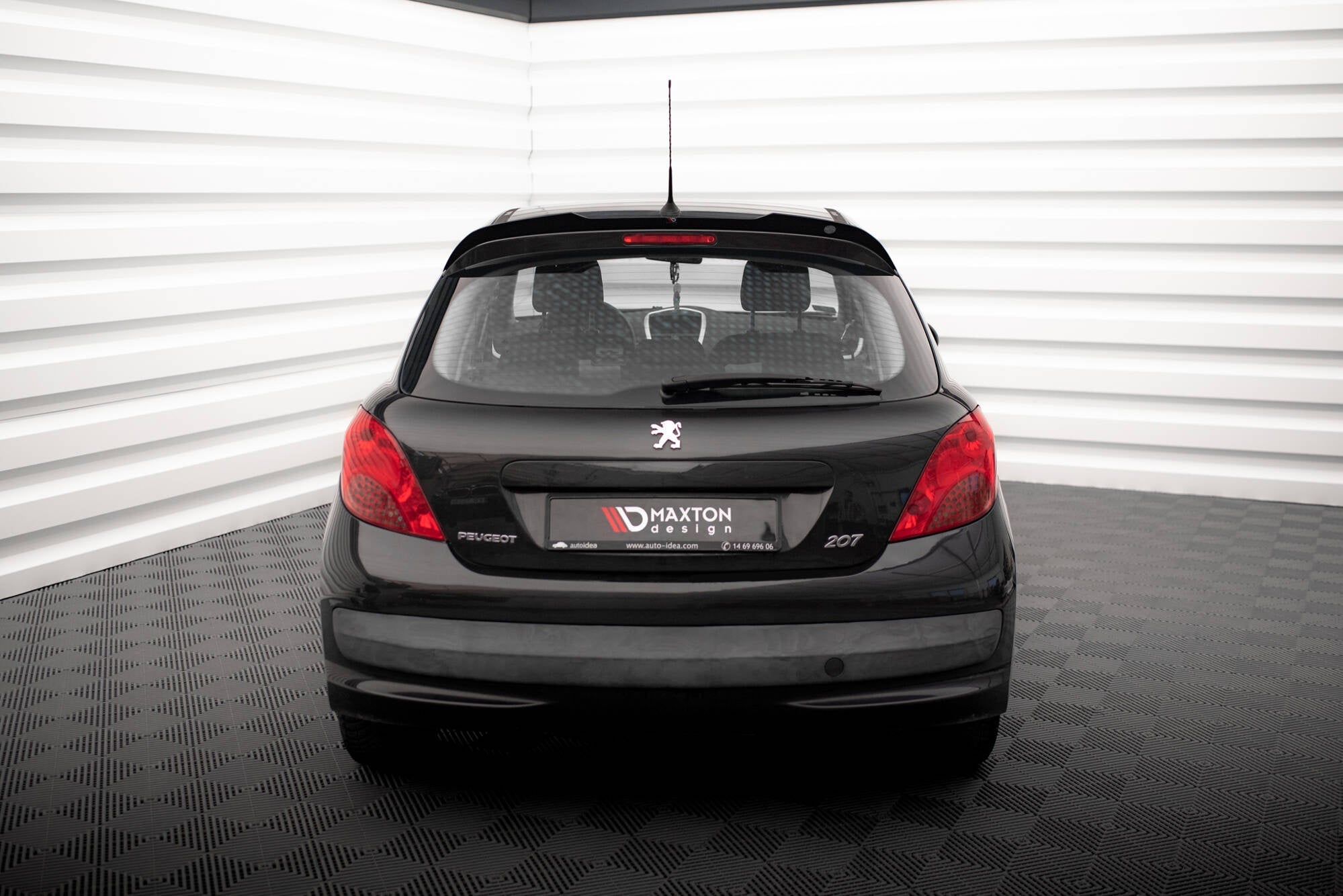 Eleron spoiler cap Peugeot 207 Sport 2006-2009 v1 - Maxton Design