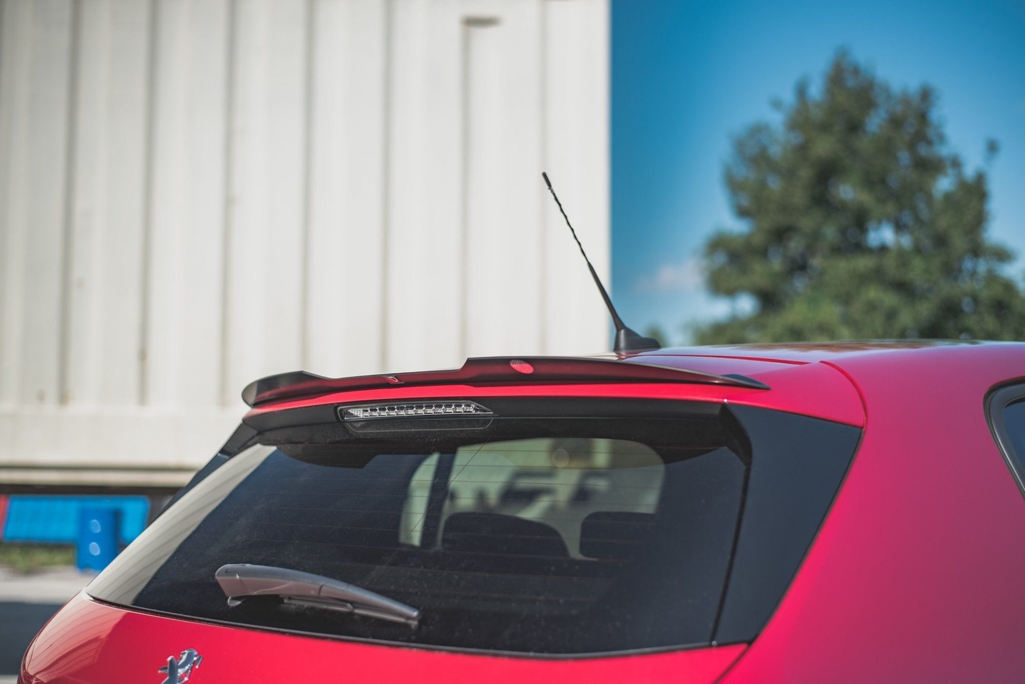 Eleron spoiler cap Peugeot 308 GT Mk2 Facelift 2017 – v5 - Maxton Design