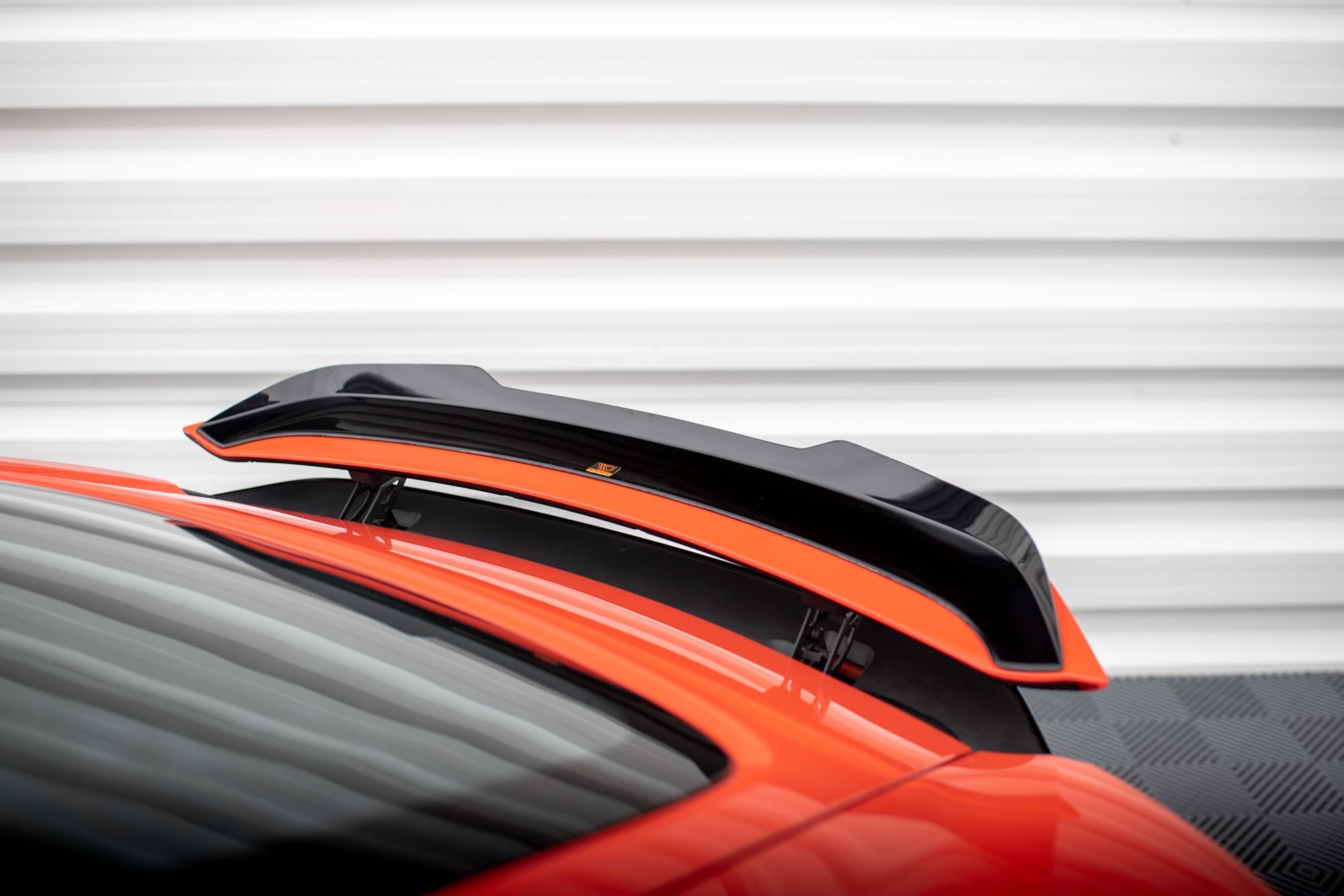 Eleron spoiler cap Porsche 718 Cayman 982c 2016- v1 - Maxton Design