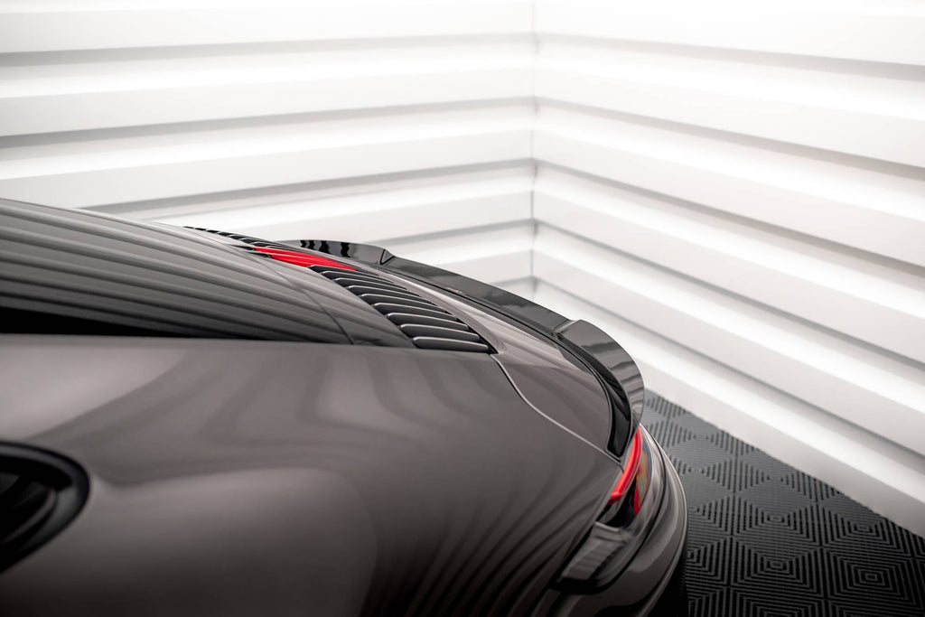 Eleron spoiler cap Porsche 911 Carrera 4S 992 2019- v1 - Maxton Design