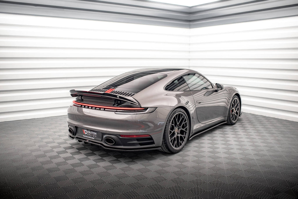 Eleron spoiler cap Porsche 911 Carrera 4S 992 2019- v1 - Maxton Design