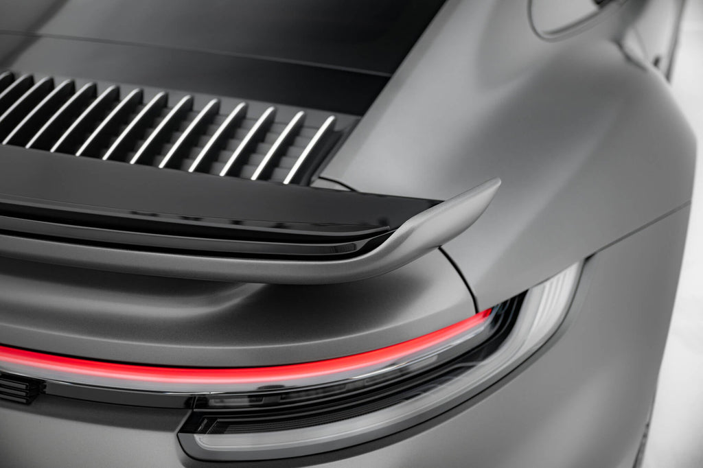 Eleron spoiler cap Porsche 911 Turbo S Sport Package 992 2019- v4 - Maxton Design