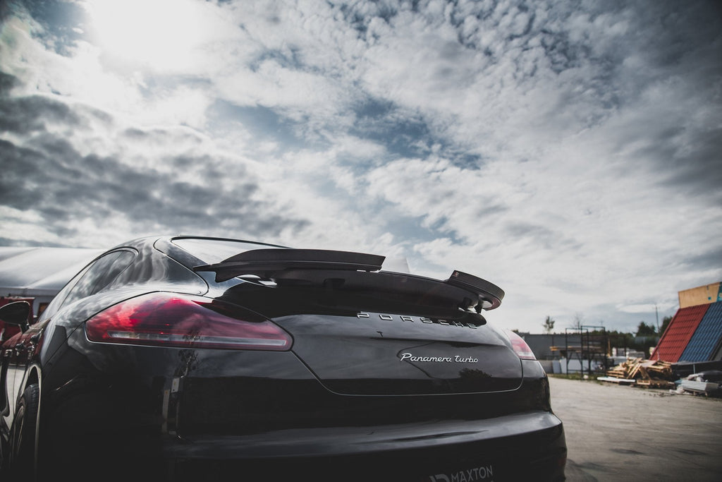 Eleron spoiler cap Porsche Panamera Turbo 970 Facelift 2013-2016 v1 - Maxton Design