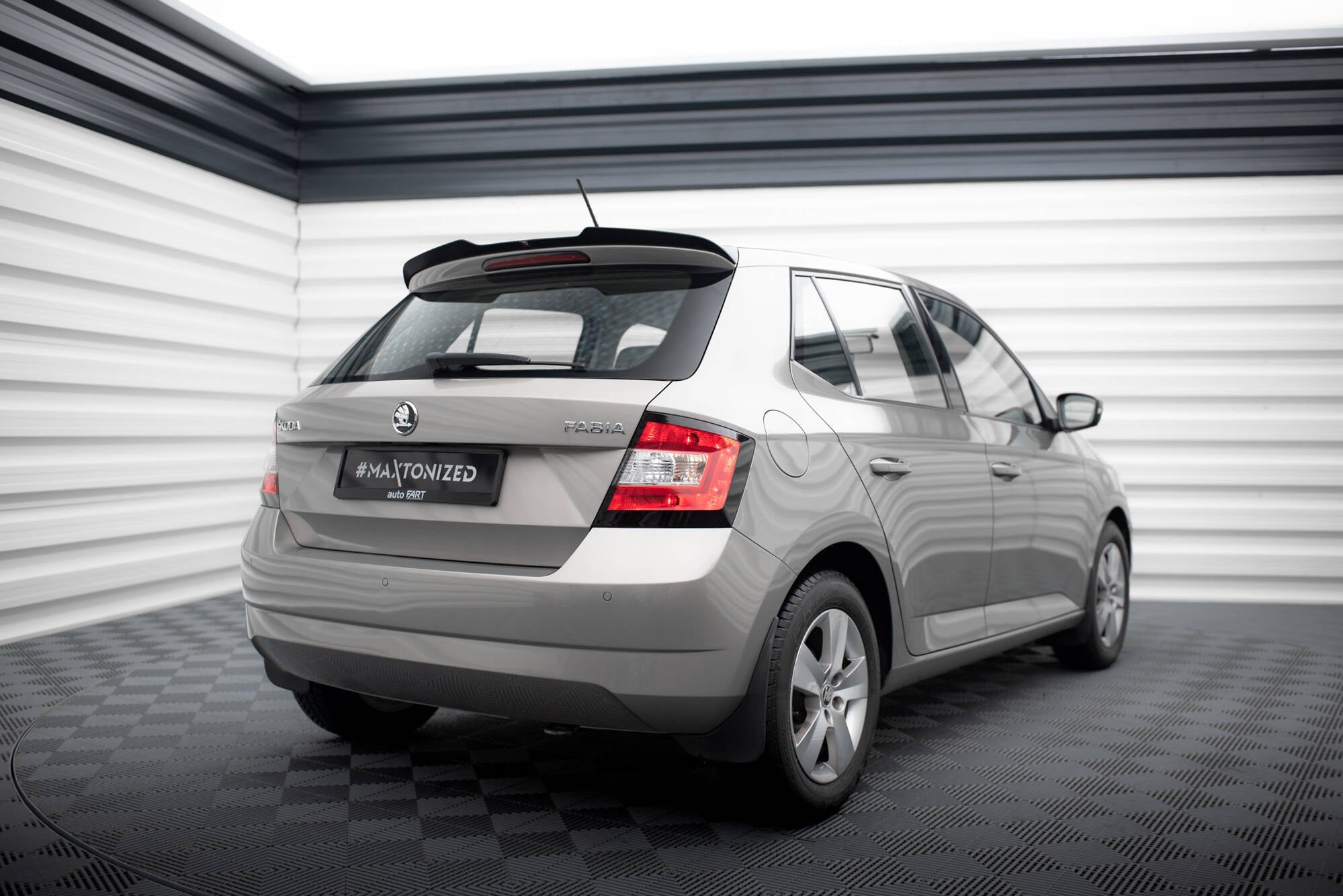 Eleron spoiler cap Skoda Fabia Hatchback Mk3 2014-2019 v3 - Maxton Design