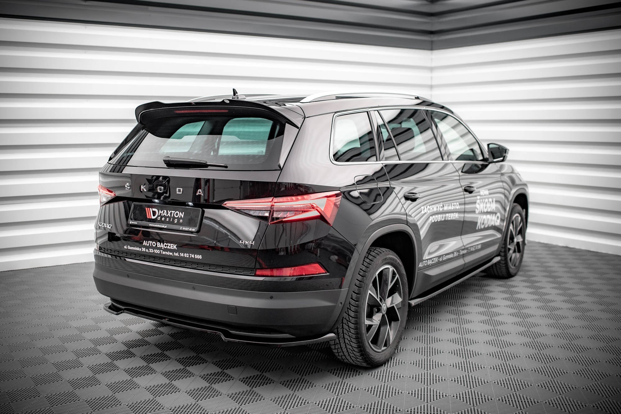 Eleron spoiler cap Skoda Kodiaq Mk1 Facelift 2021-2023 v3 - Maxton Design