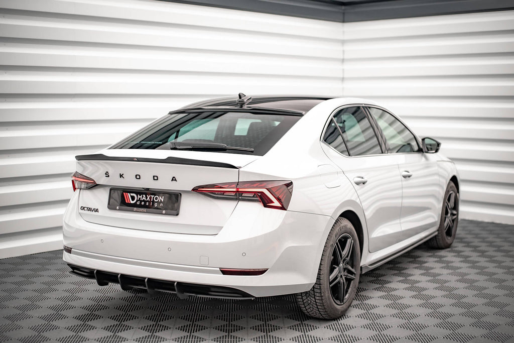 Eleron spoiler cap Skoda Octavia Liftback Mk4 2019- v5 - Maxton Design
